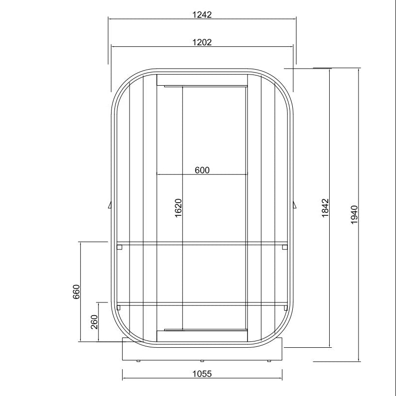 Outdoor Fasssauna LINDHOLM für 1-2 Personen