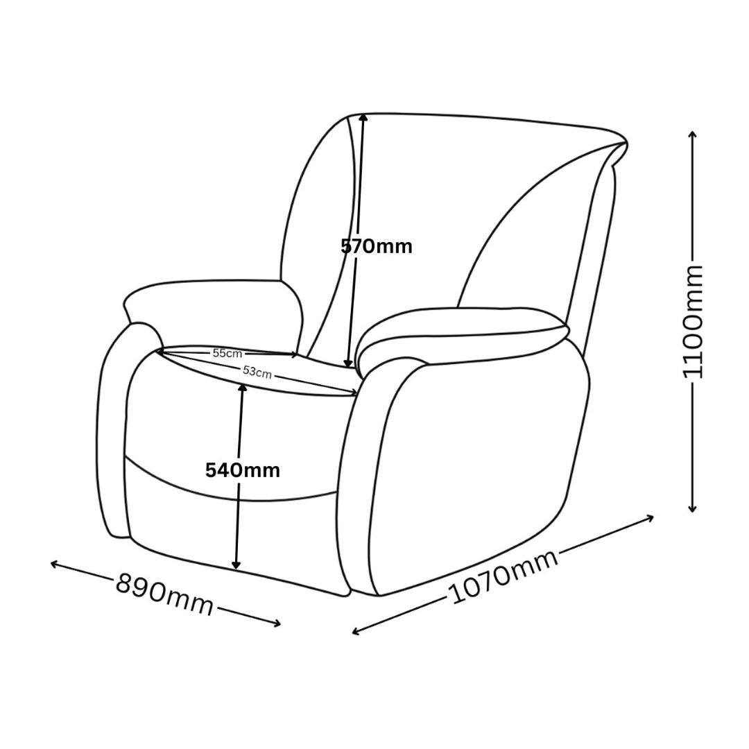 Massage chair dark grey - Shiatsu massage function