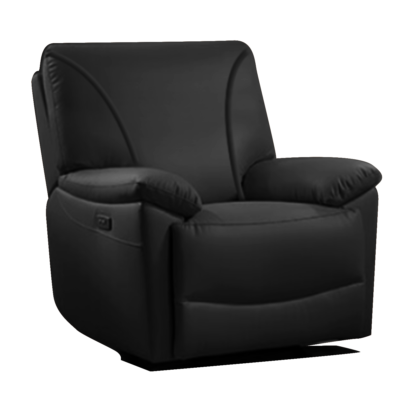 Massagesessel schwarz - Shiatsu Massagefunktion