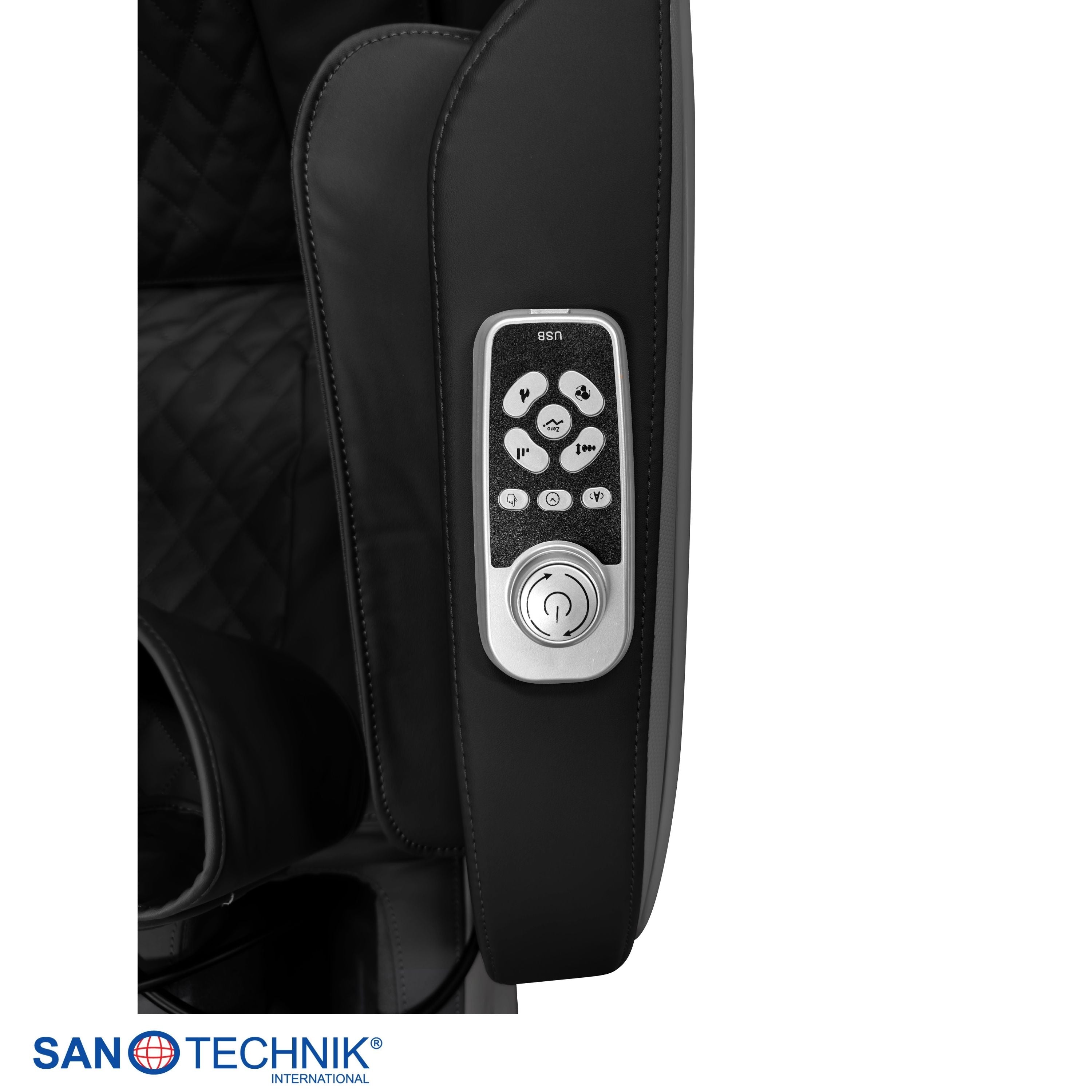 Master Pro Luxus-Massagesessel schwarz