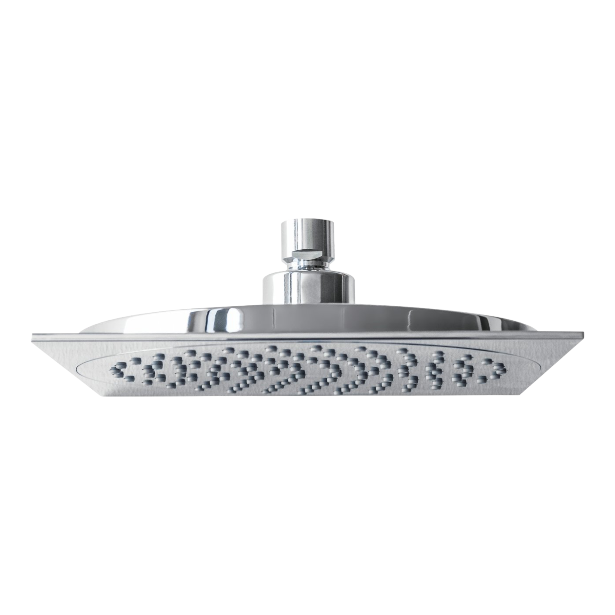 Square or round chrome overhead shower