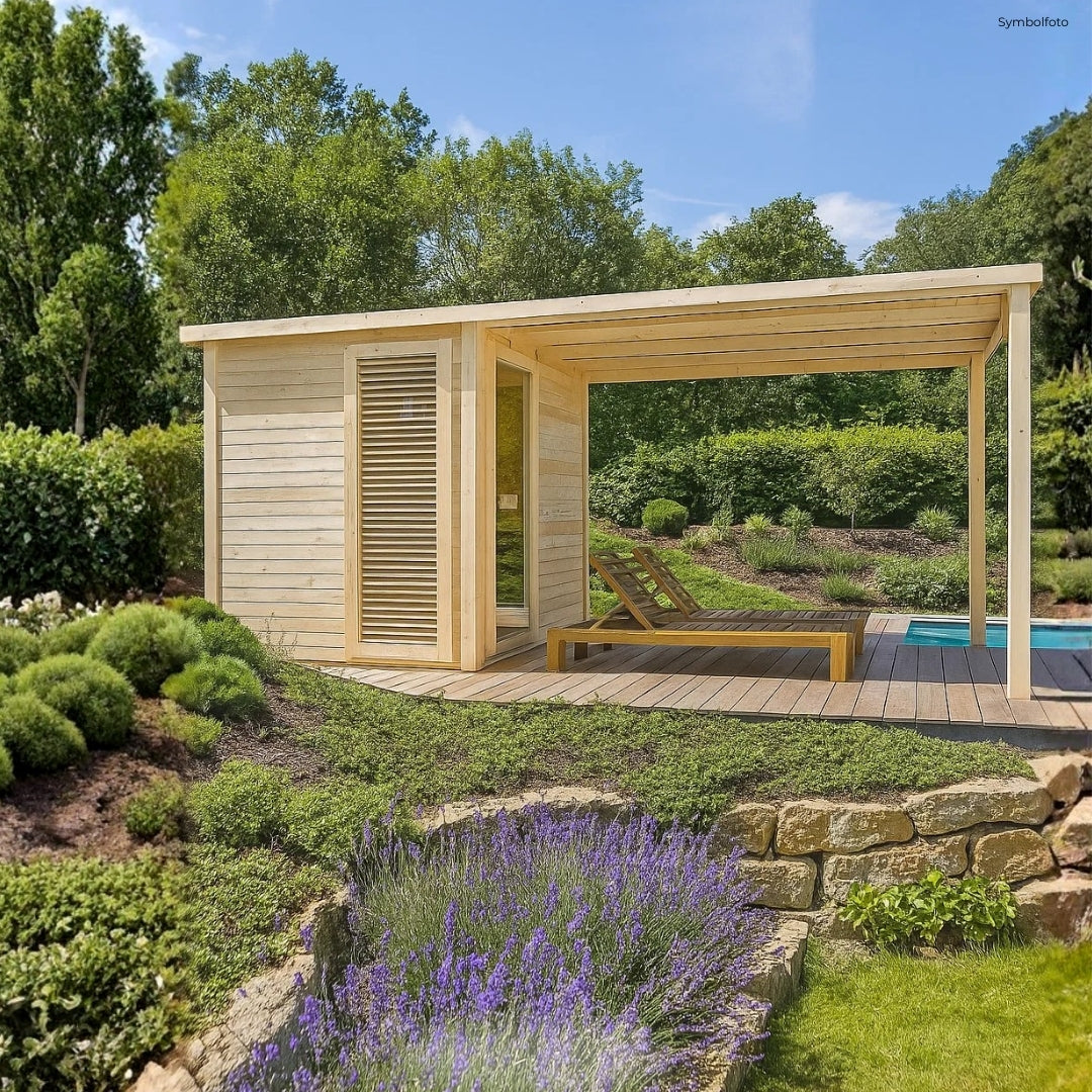Outdoorsauna RAUMA für 4 - 5 Personen