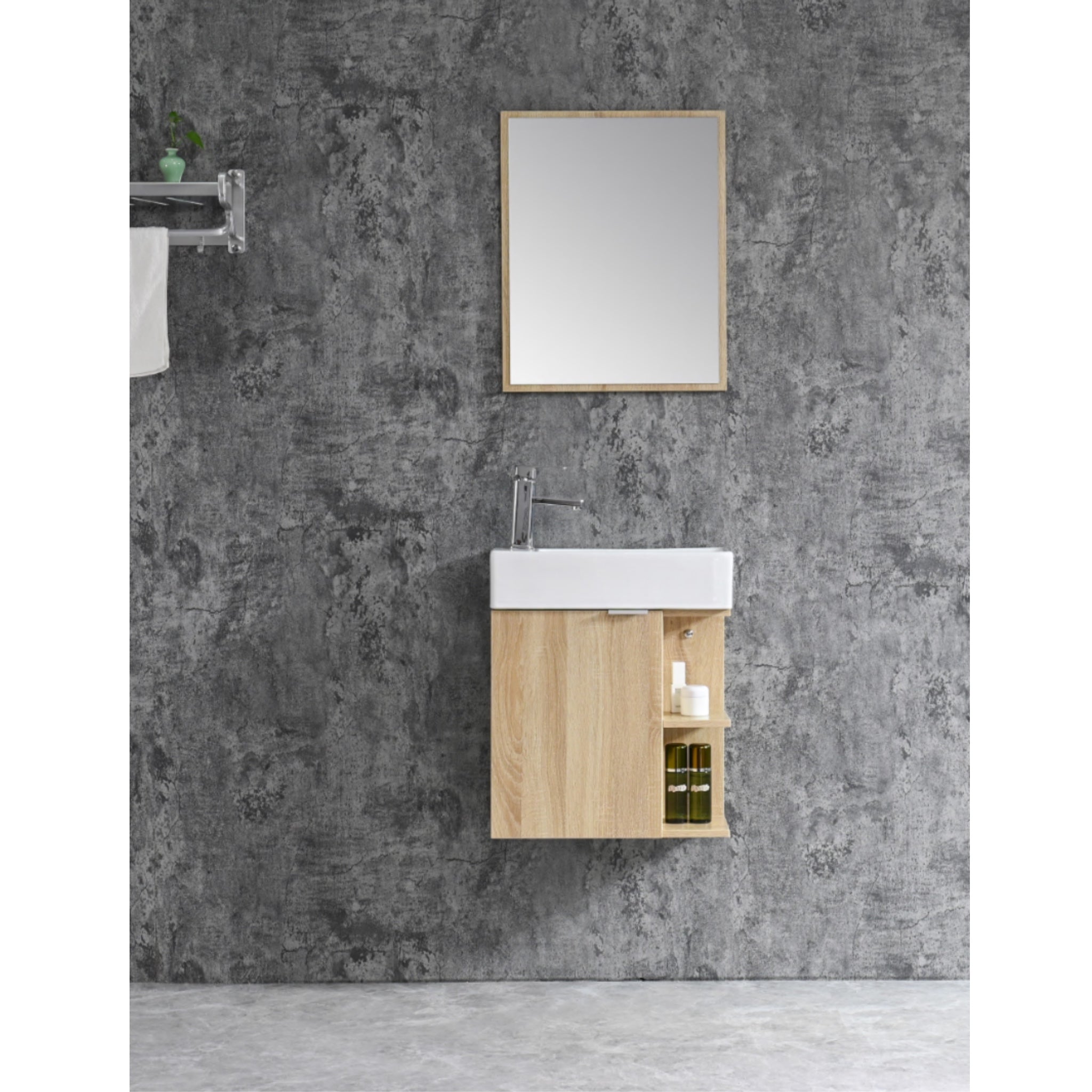 Bathroom furniture set SPRING 50 BROWN