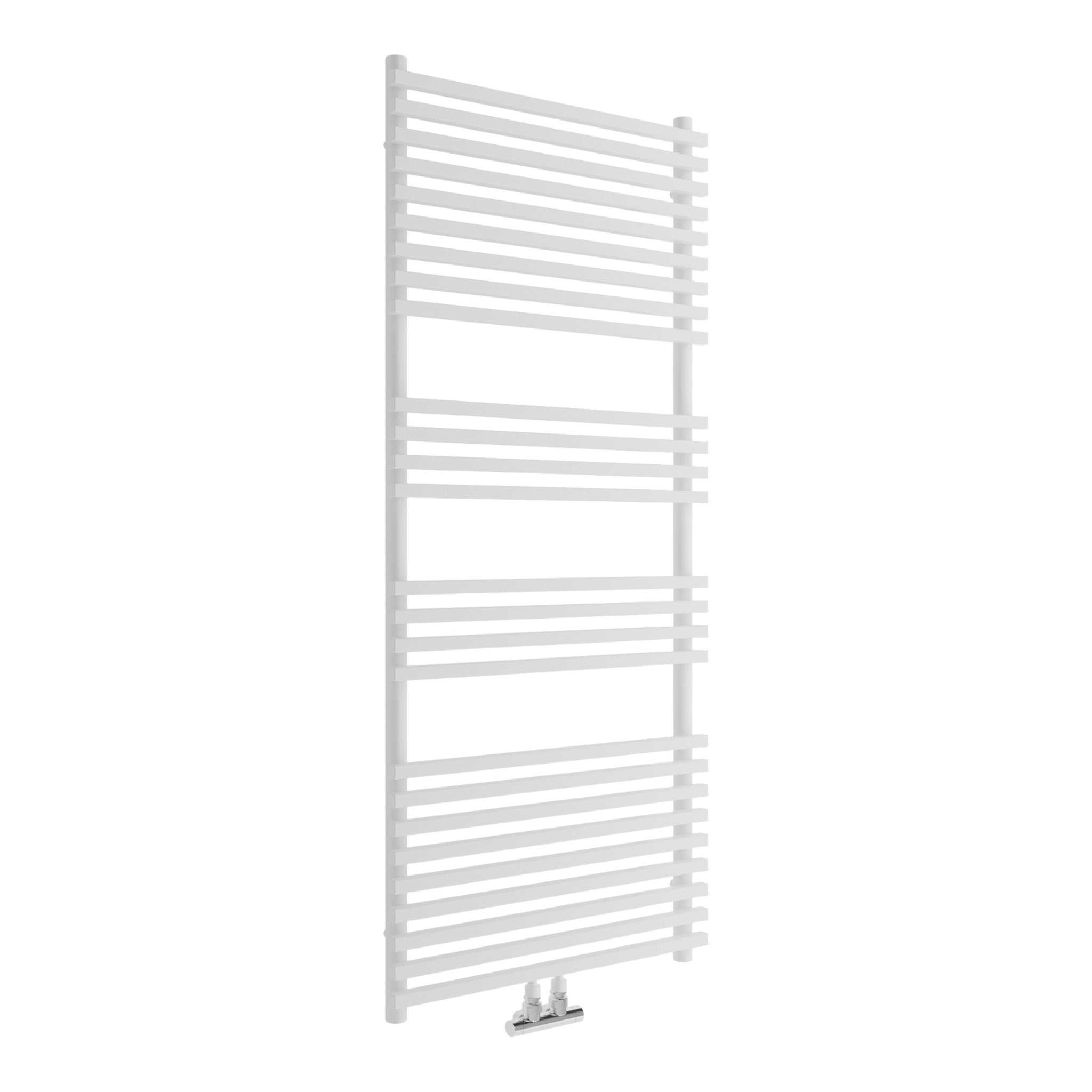 Designer radiator Trento, white, 1400 x 600 mm