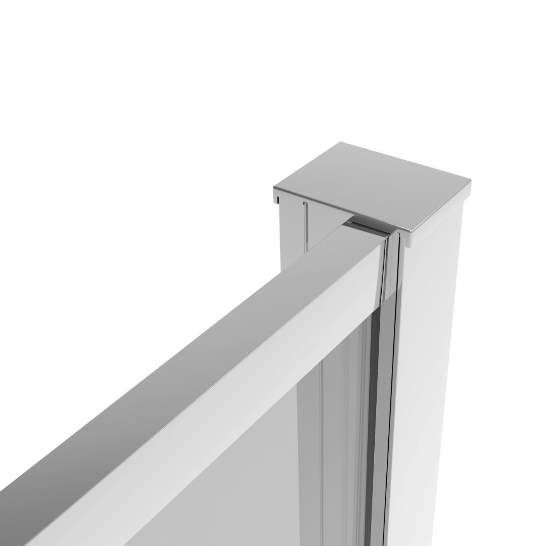 Fix glass chrome 6mm ESG Easy-Clean