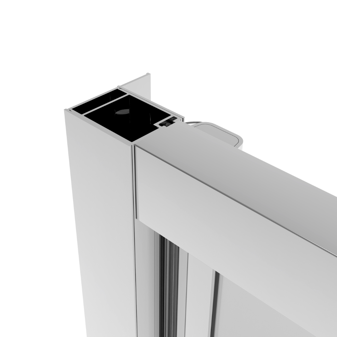 Salontür schwarz 6mm ESG Easy-Clean in 3 verschiedenen Größen