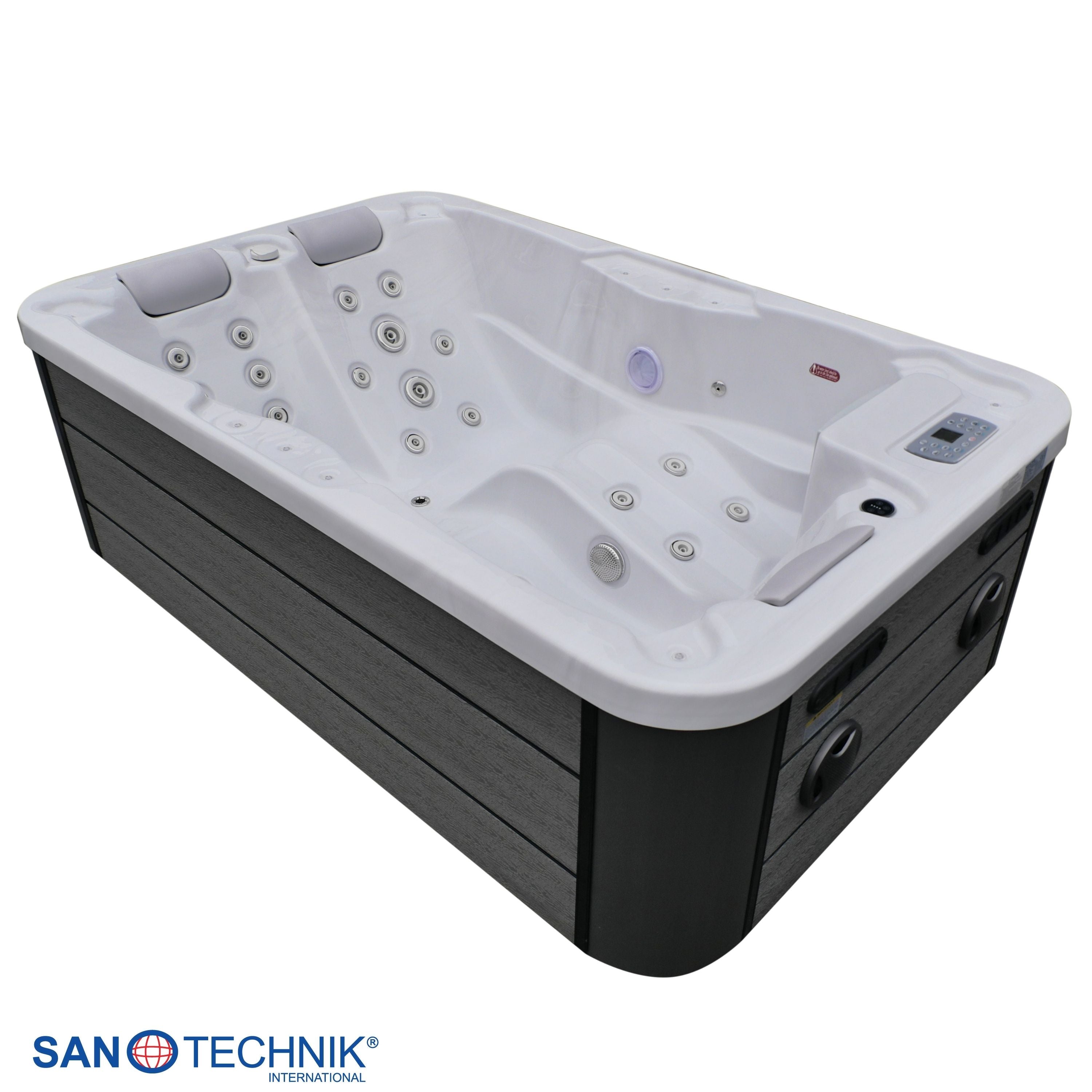 Outdoorwhirlpool Modena WHITE MARBLE inkl. Abdeckung