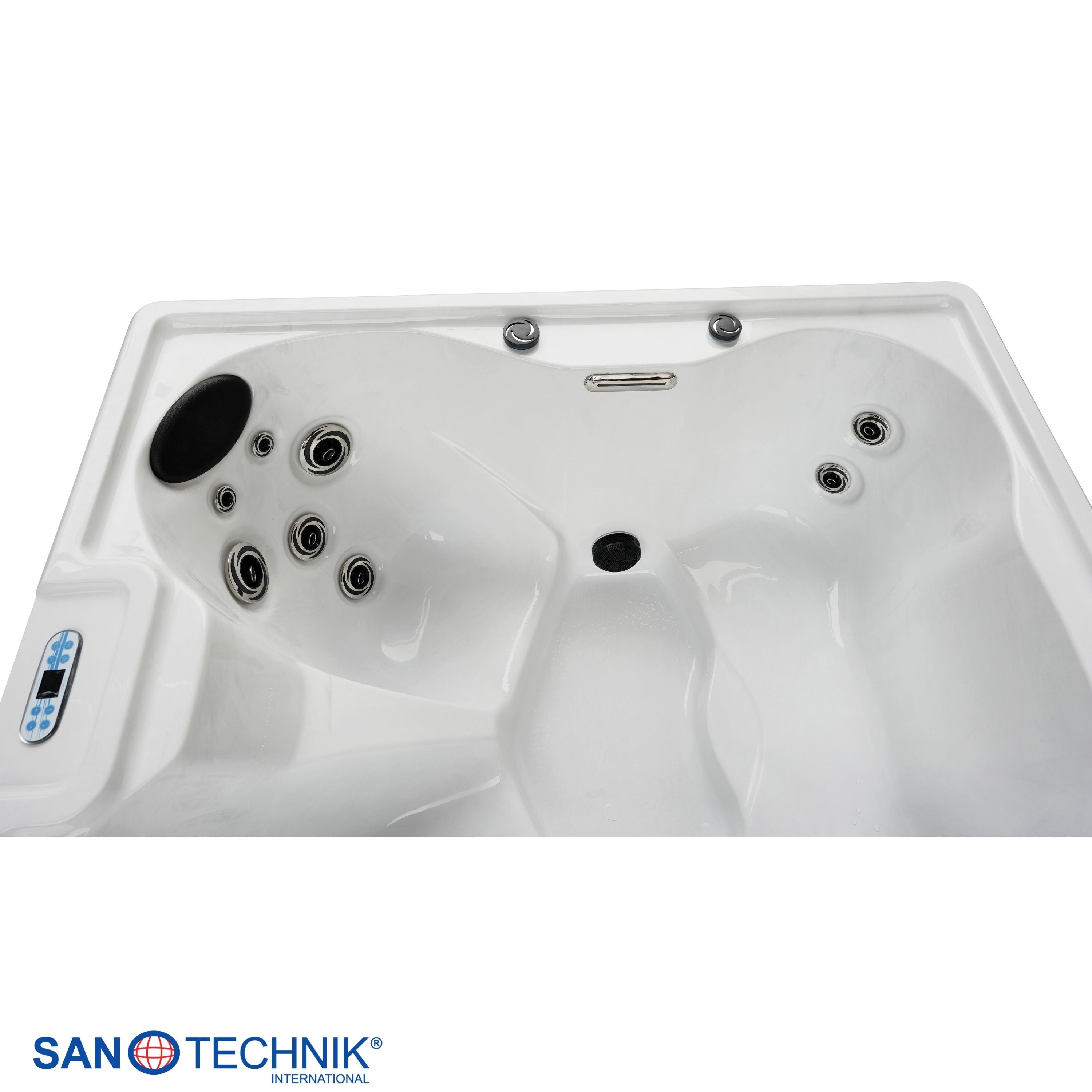 Outdoor whirlpool Modena Blue including cover - 205 x 130 x 70 cm