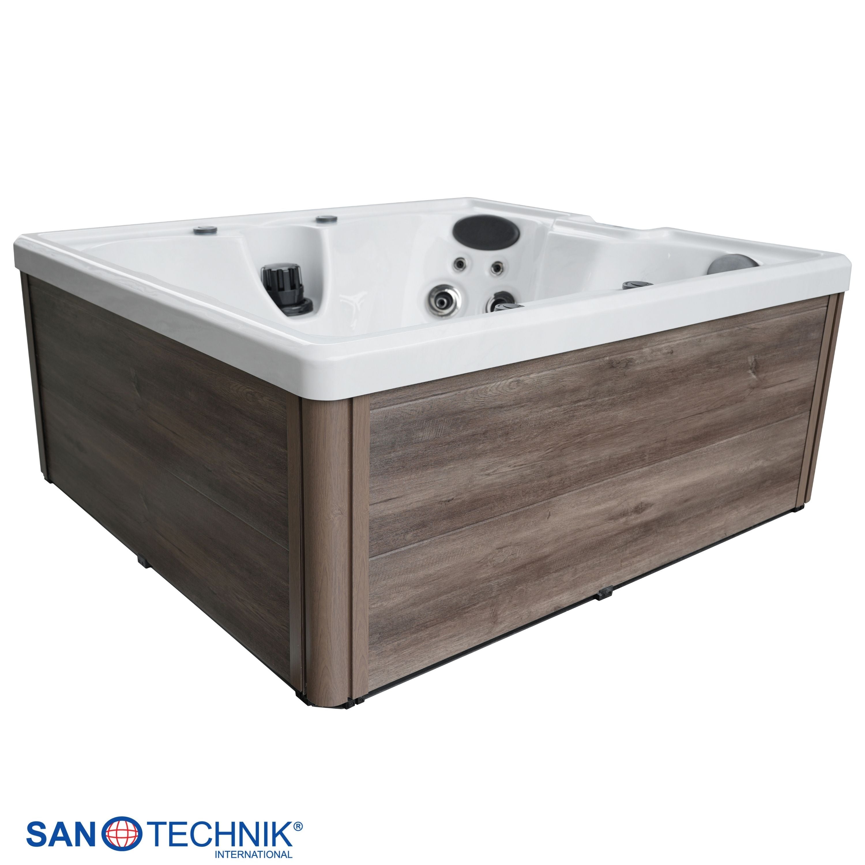 Outdoor whirlpool Modena Blue including cover - 205 x 130 x 70 cm