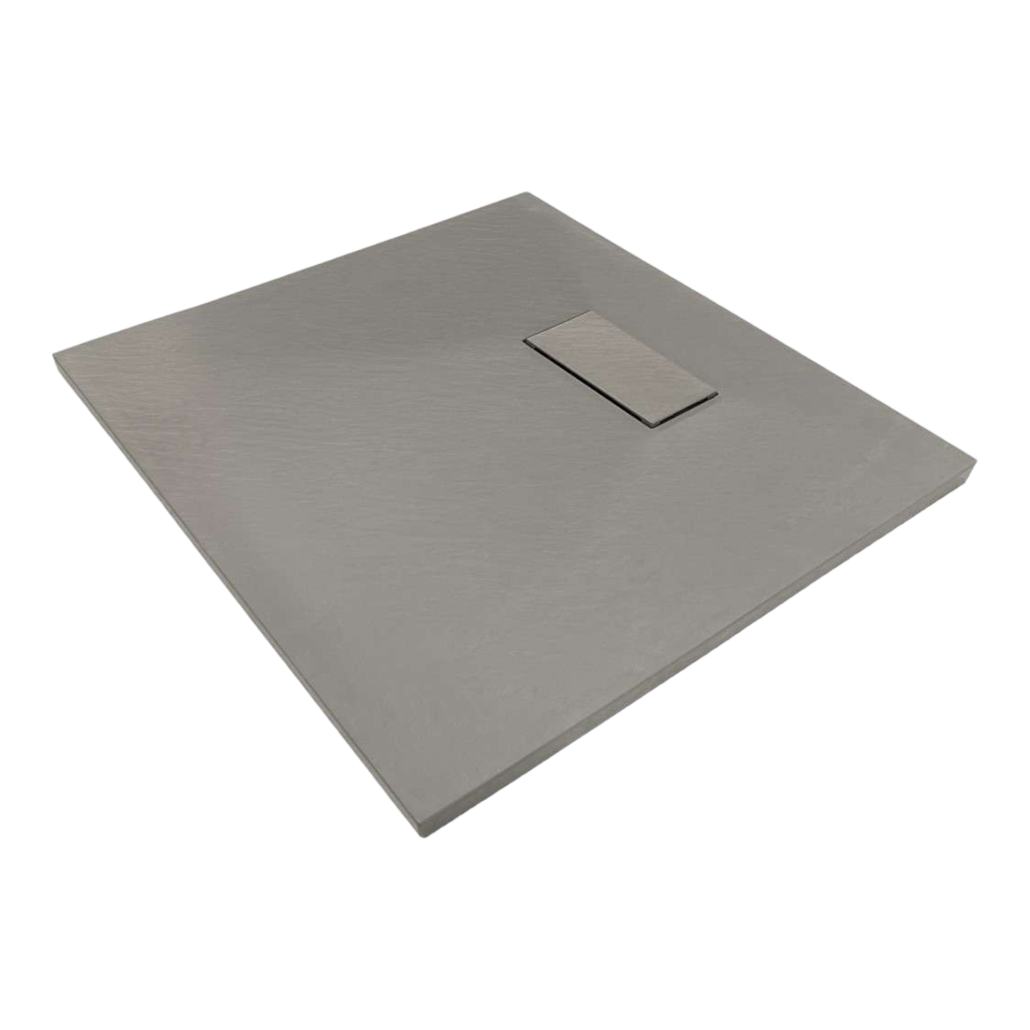 SMC Brausetasse 80x80 cm | Grau Steinoptik