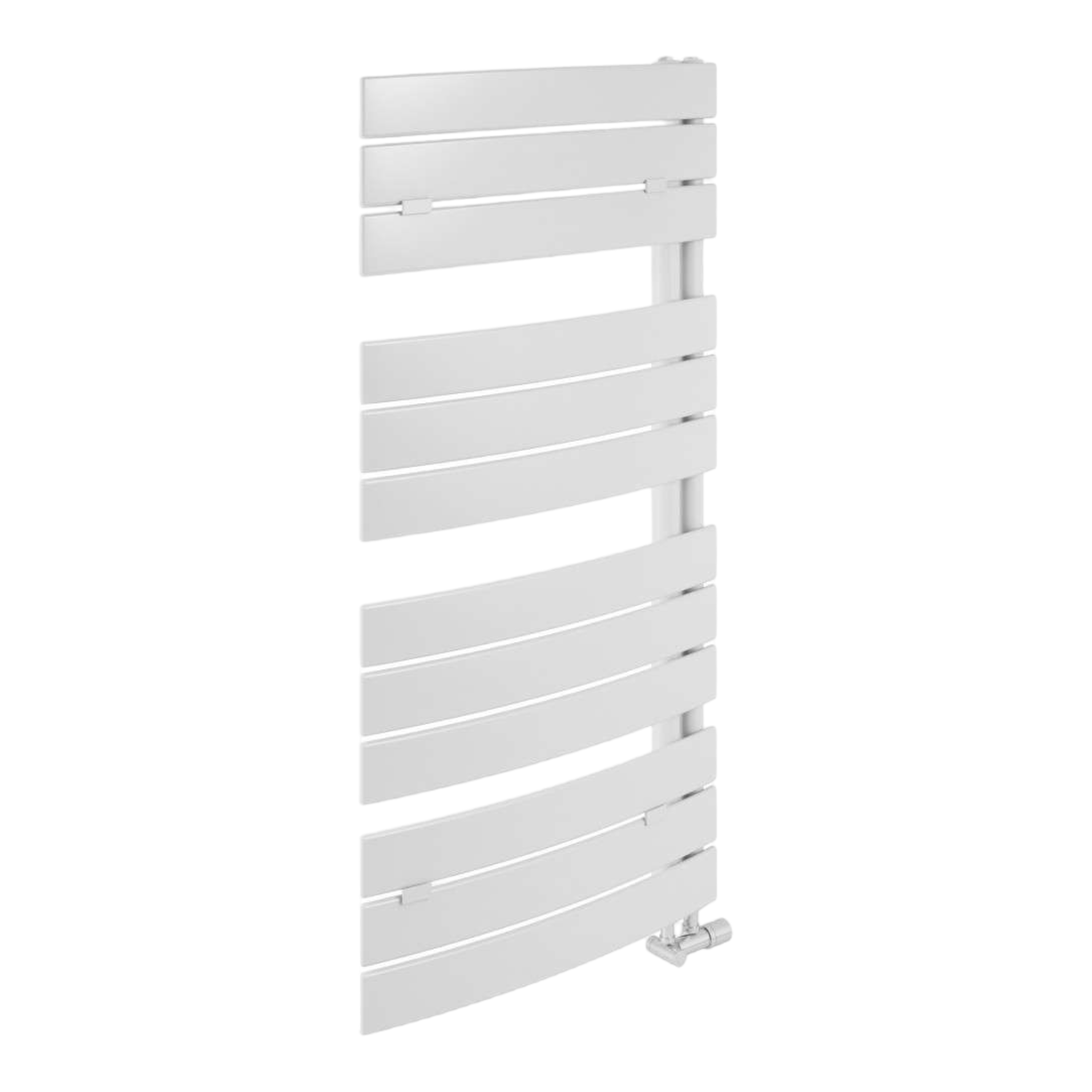 Design radiator Salzburg white curved 108 x 55 cm