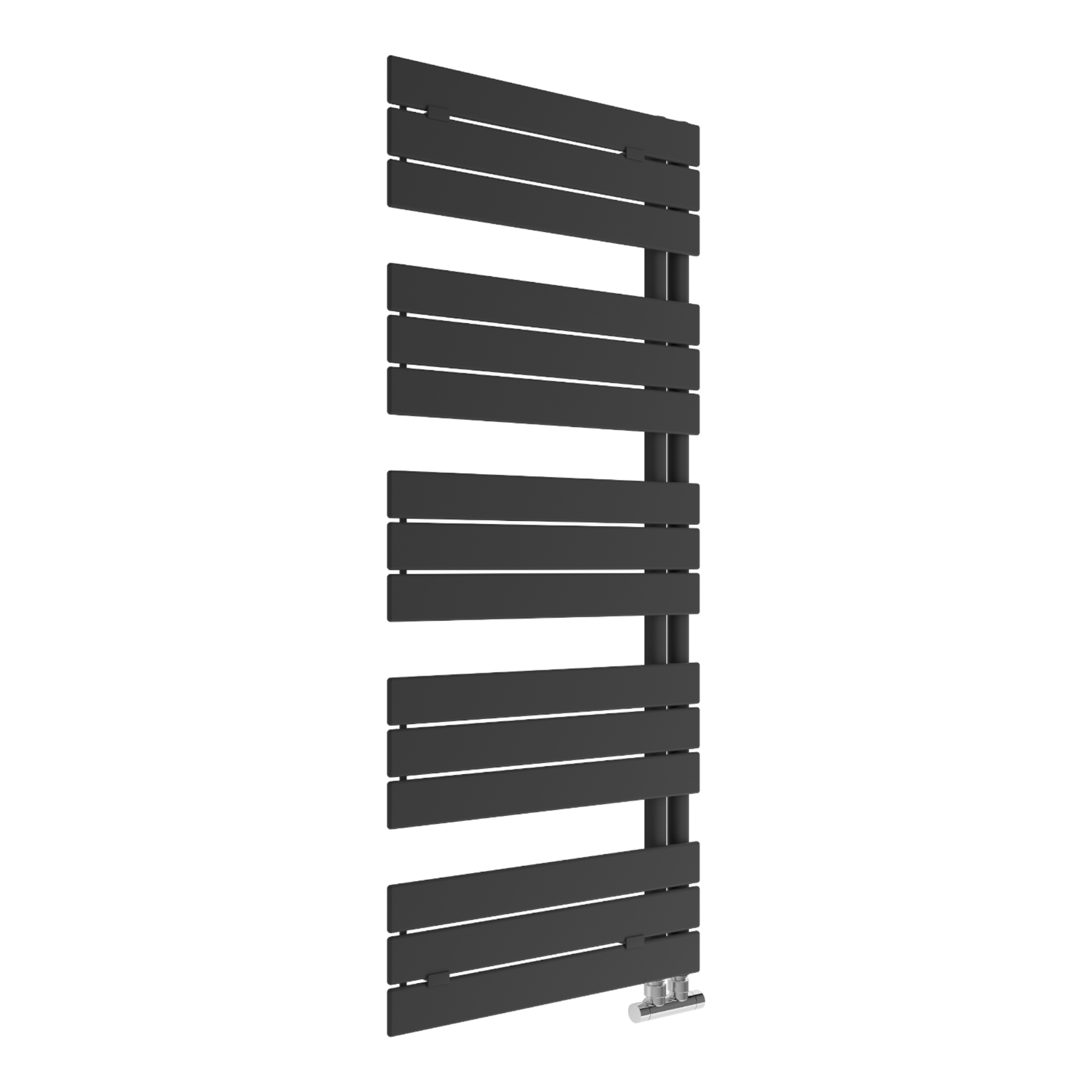 Designheizkörper AREZZO Mattschwarz 1600x600 mm