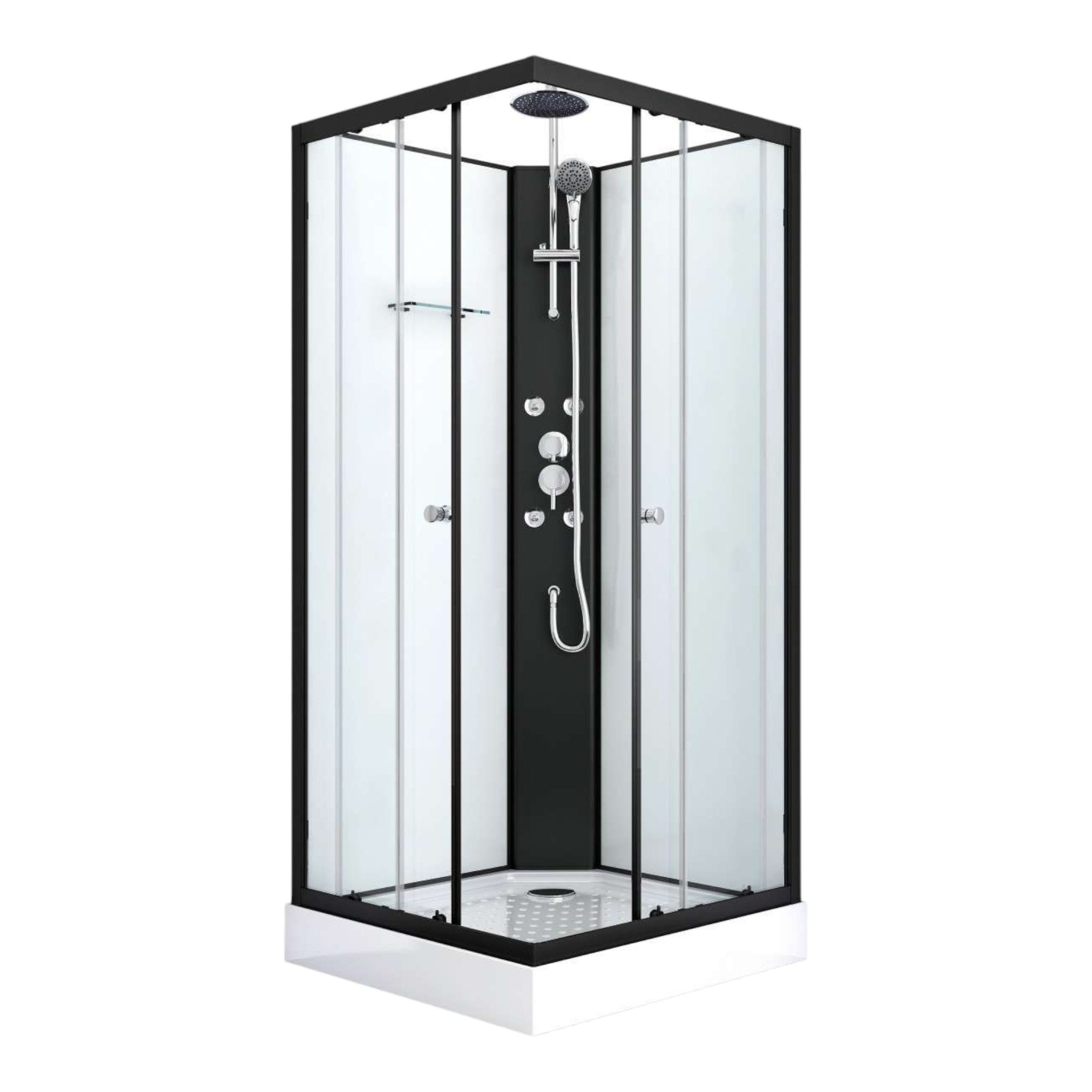Komplettduschkabine STIL 90x90x225 cm