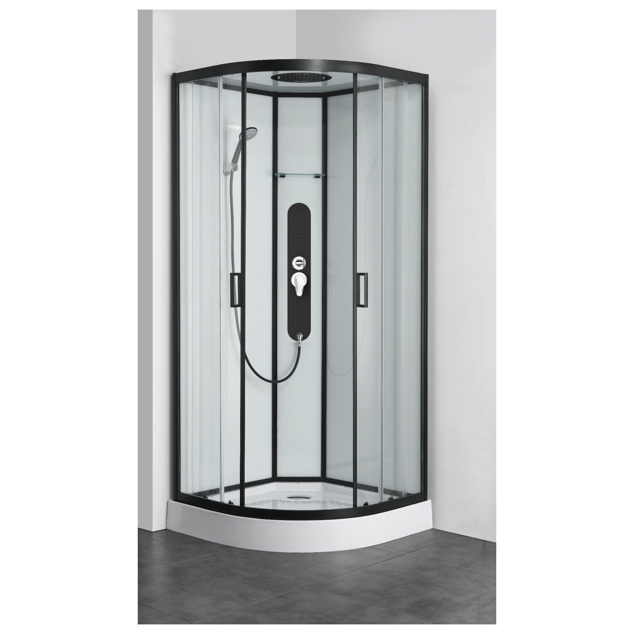 Complete shower enclosure SOHO SKY 1 with quick assembly 90x90x225 cm