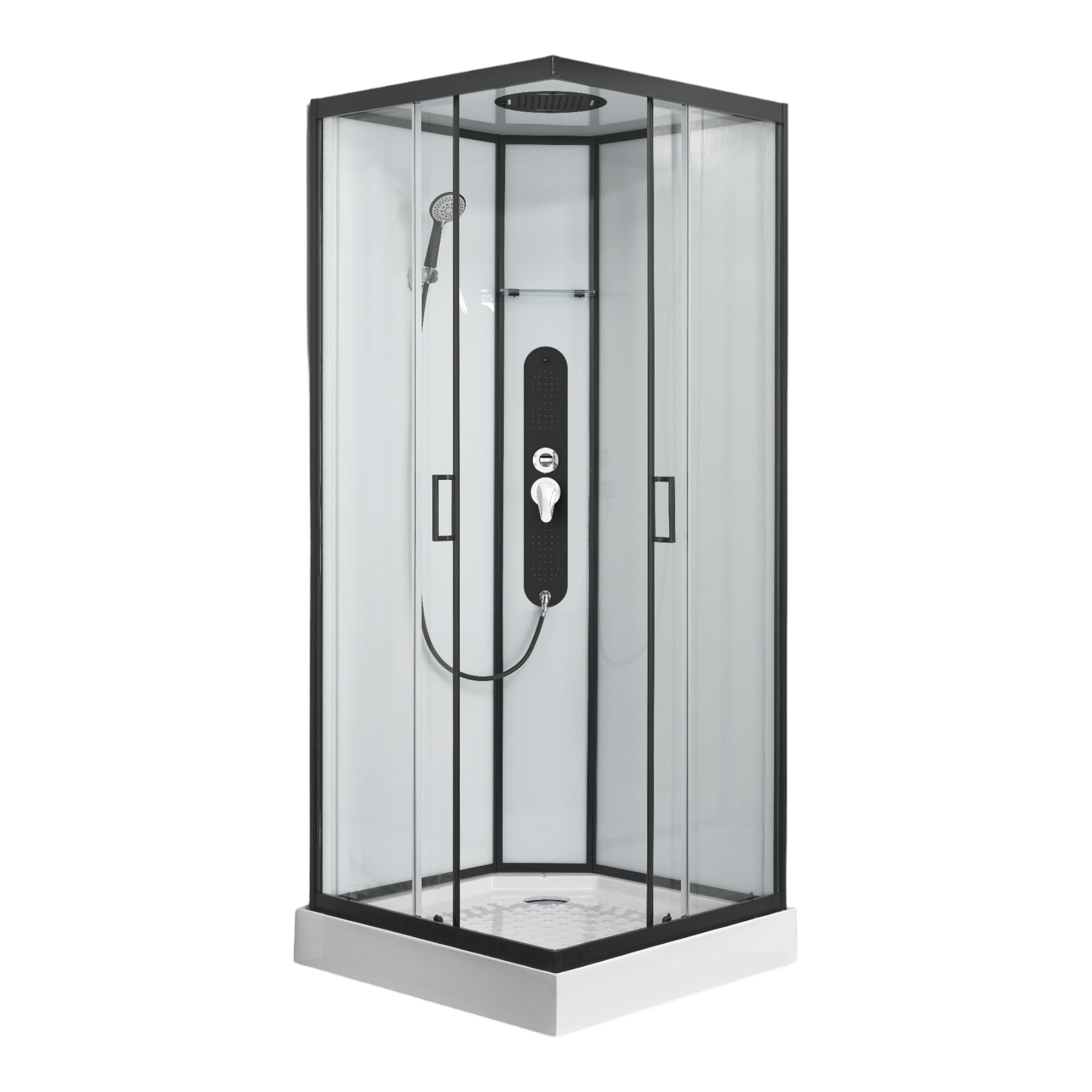 Complete shower enclosure SOHO SKY 2 with quick assembly 90x90x225 cm