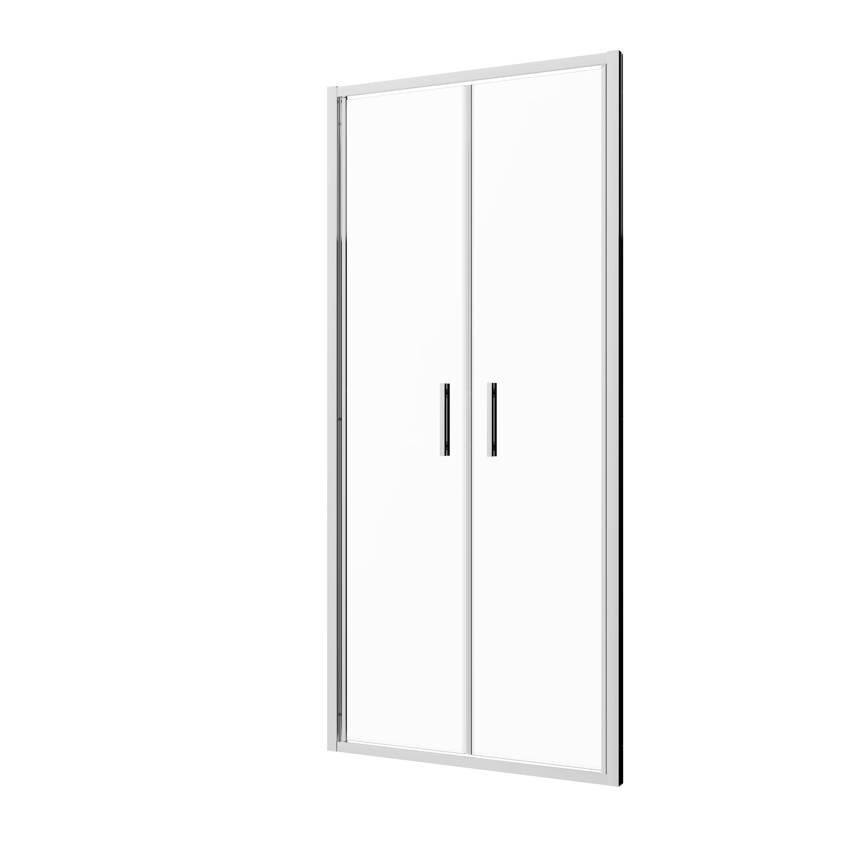 Salontür chrom 6mm ESG Easy-Clean in 3 verschiedenen Größen
