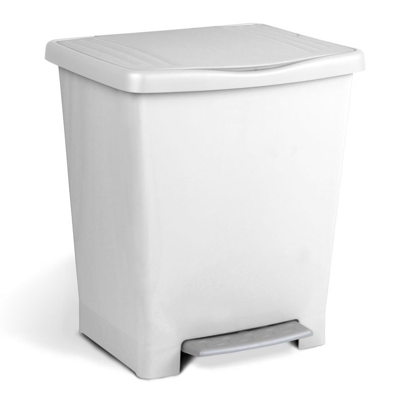 Millenium Pedal Bin - White 23L