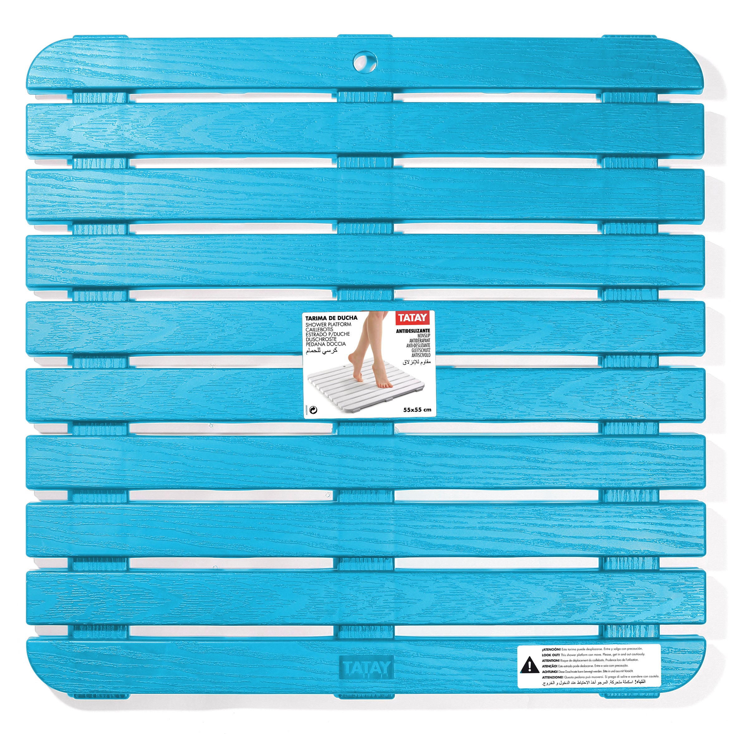 Duschrost 55 x 55 - Blau