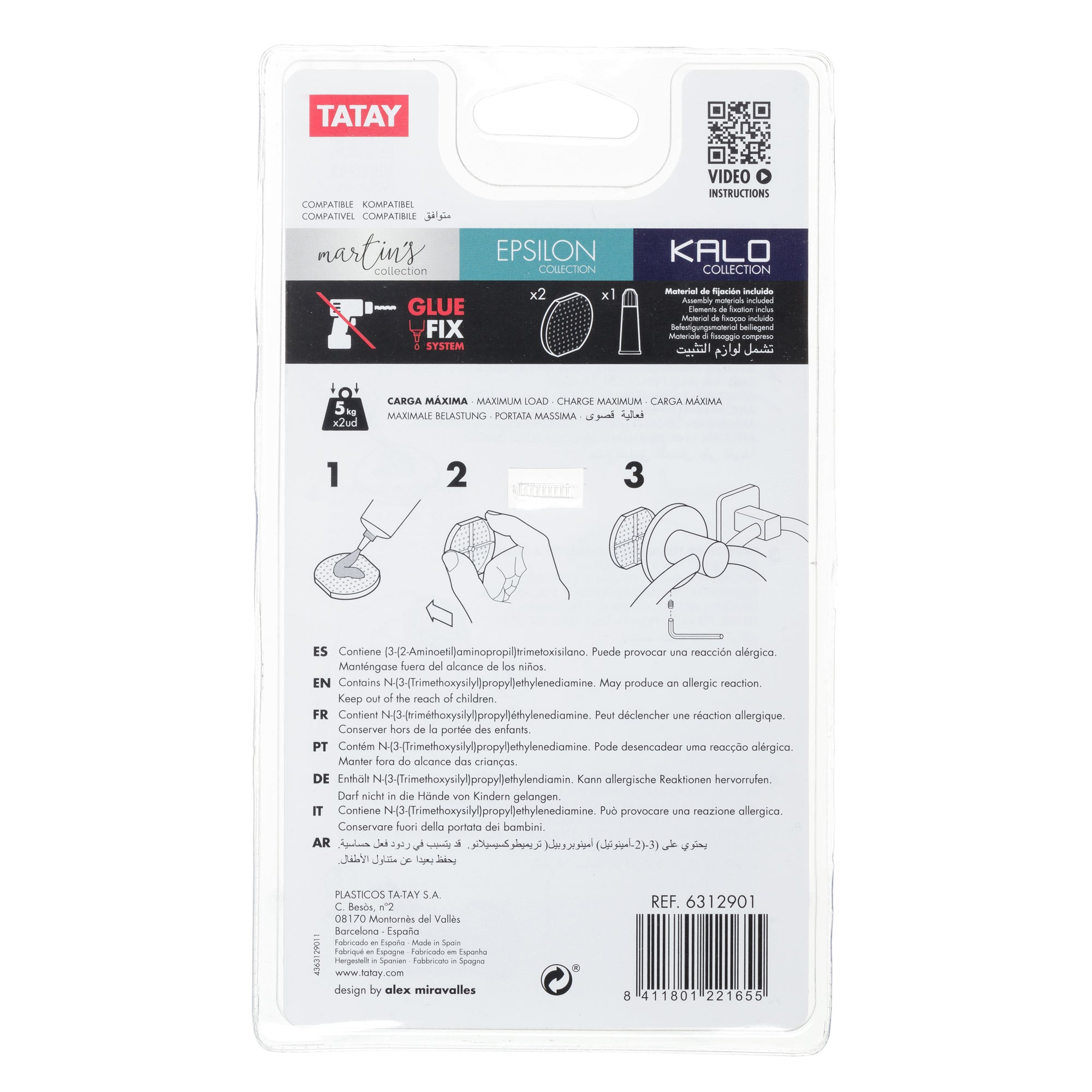 Fastening set Glue&amp;Fix Martins/Kalo