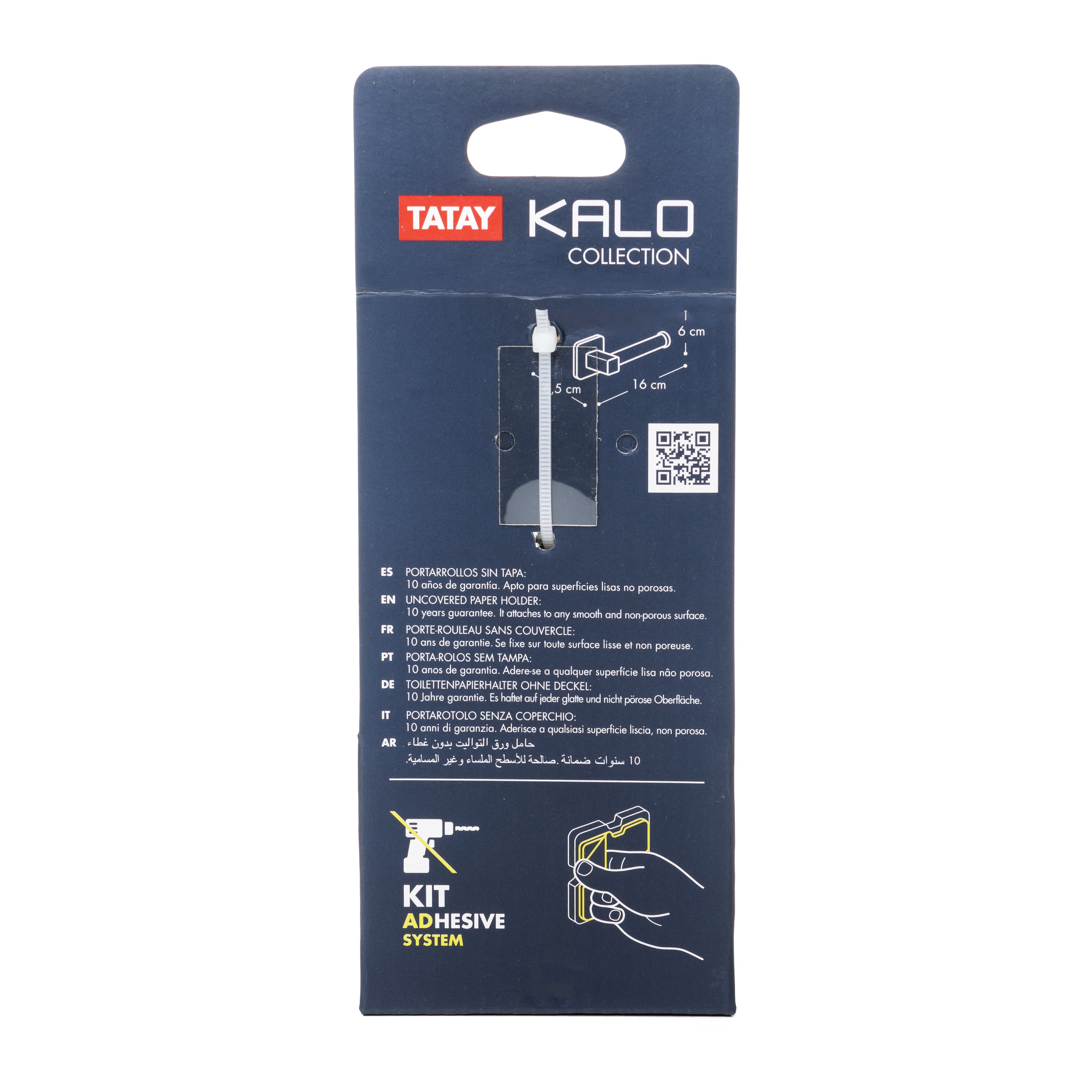 Toilet paper holder without lid KALO