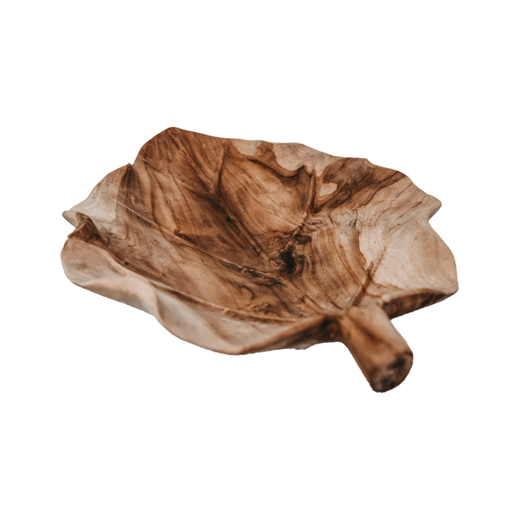 Tablett Blatt Form