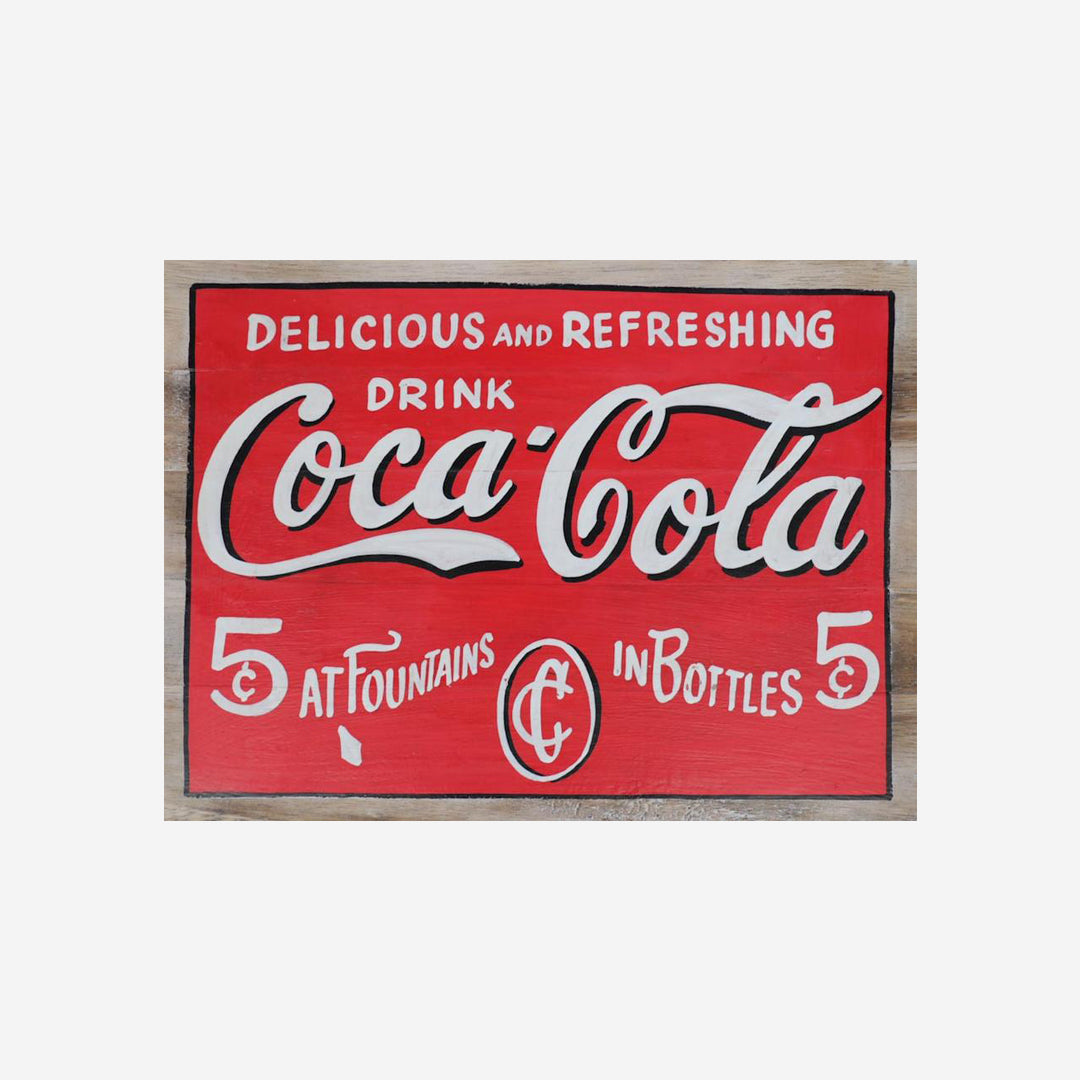Wanddeko Coca Cola Rot