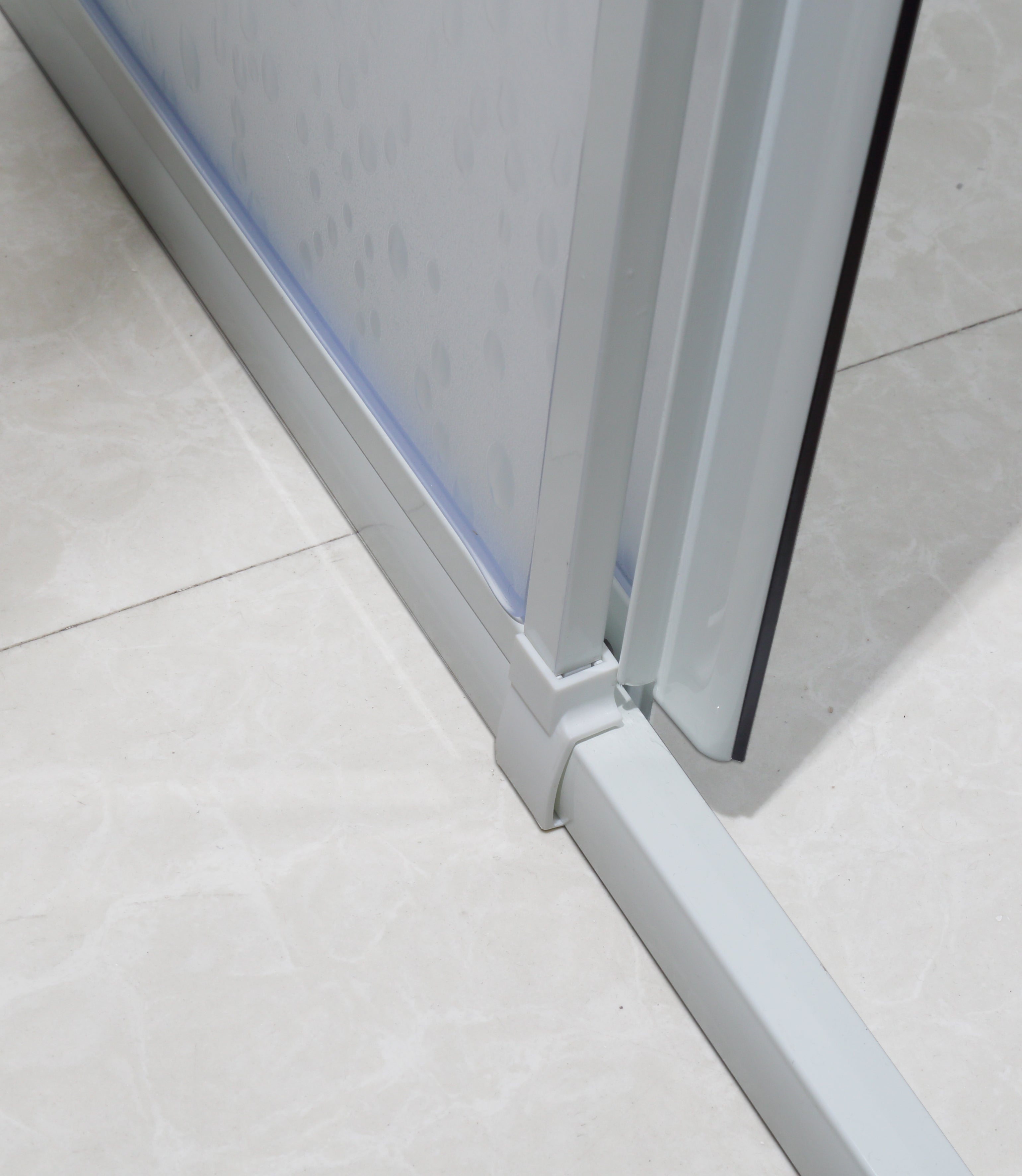 Corner shower cubicle AC90W 73-88x73-88x185 cm