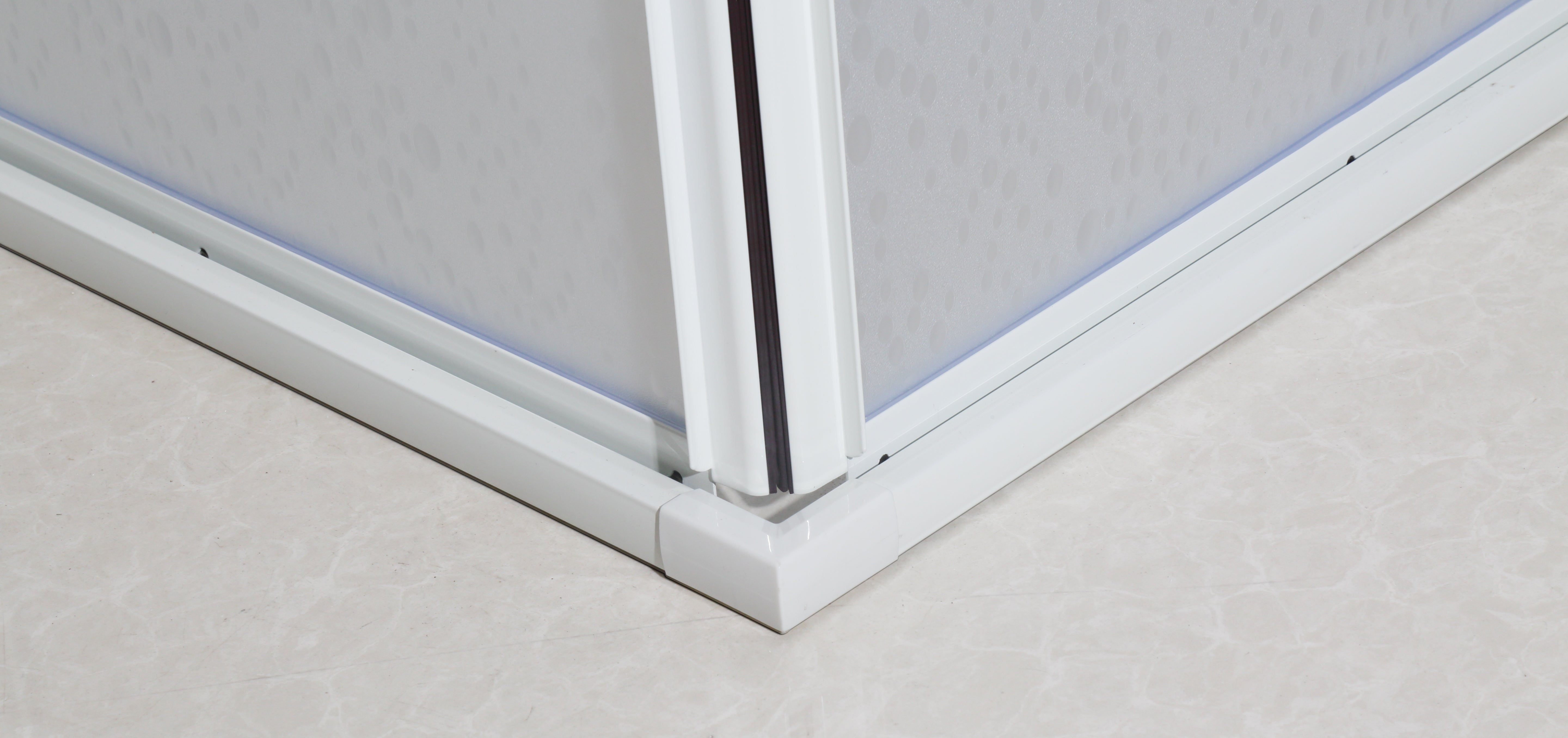 Corner shower cubicle AC90W 73-88x73-88x185 cm