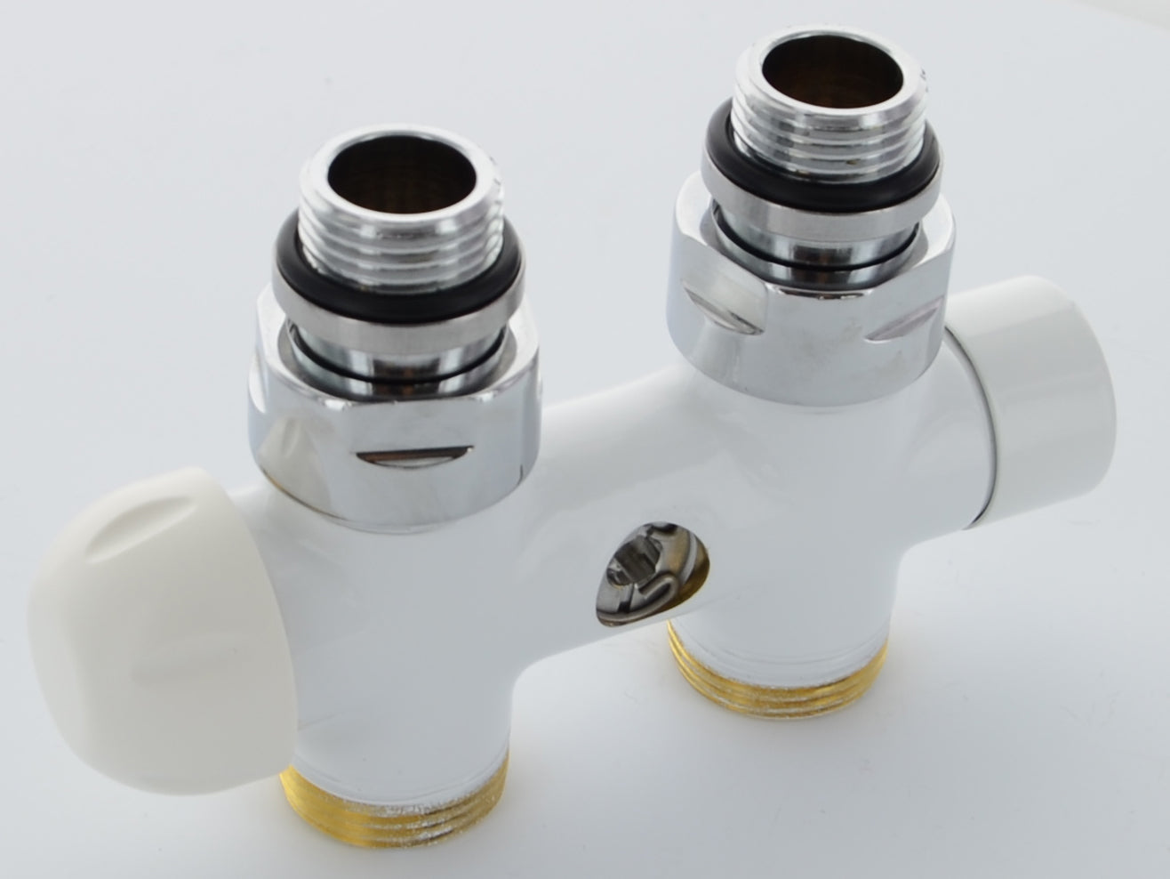 Valve version for straight mounting