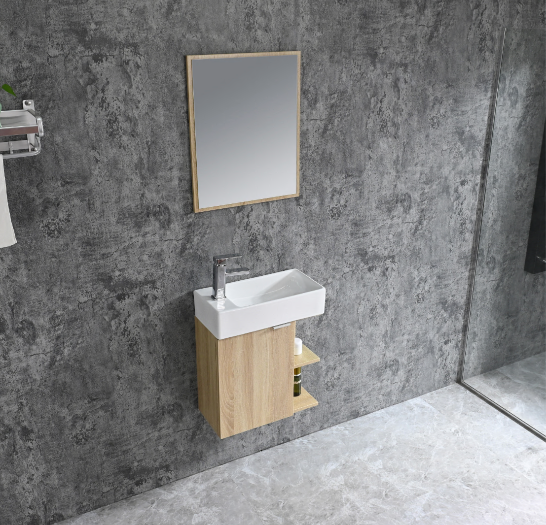 Bathroom furniture set SPRING 50 BROWN