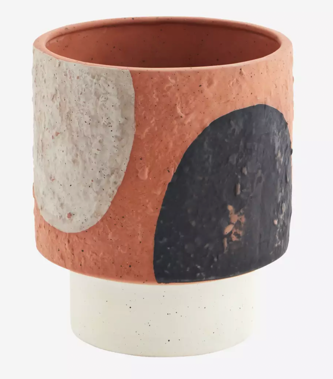 MACETA DE TERRACOTA PINTADA A MANO