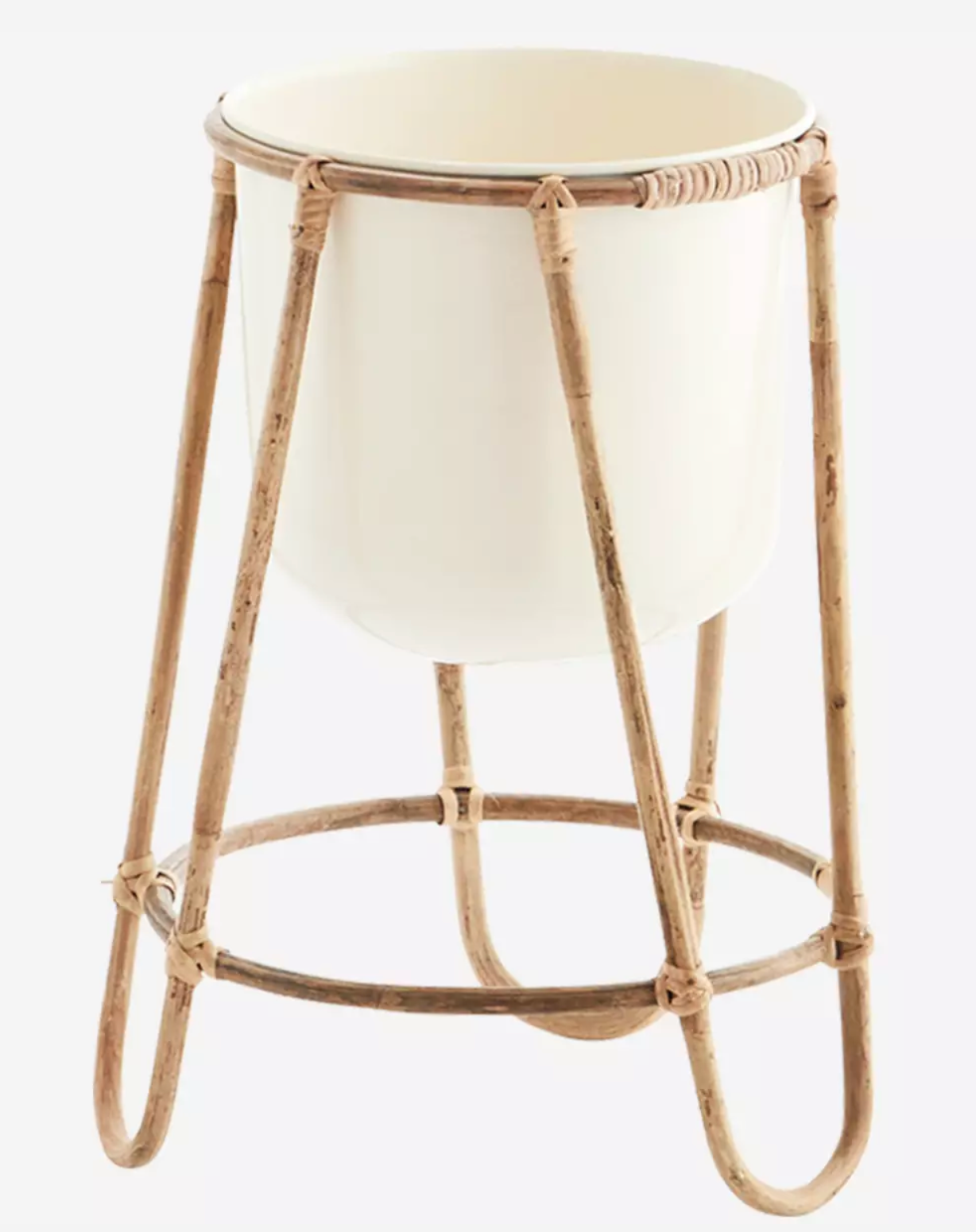 Bamboo flower pot stand