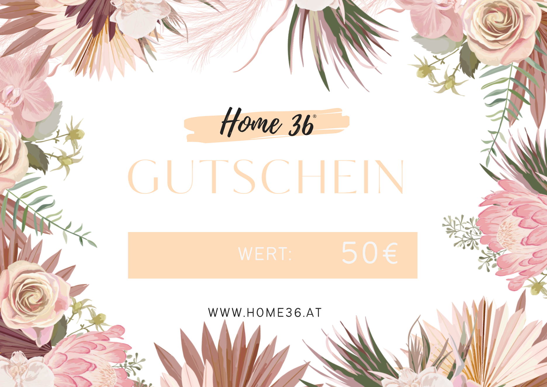 Gutschein zum Ausdrucken 50€