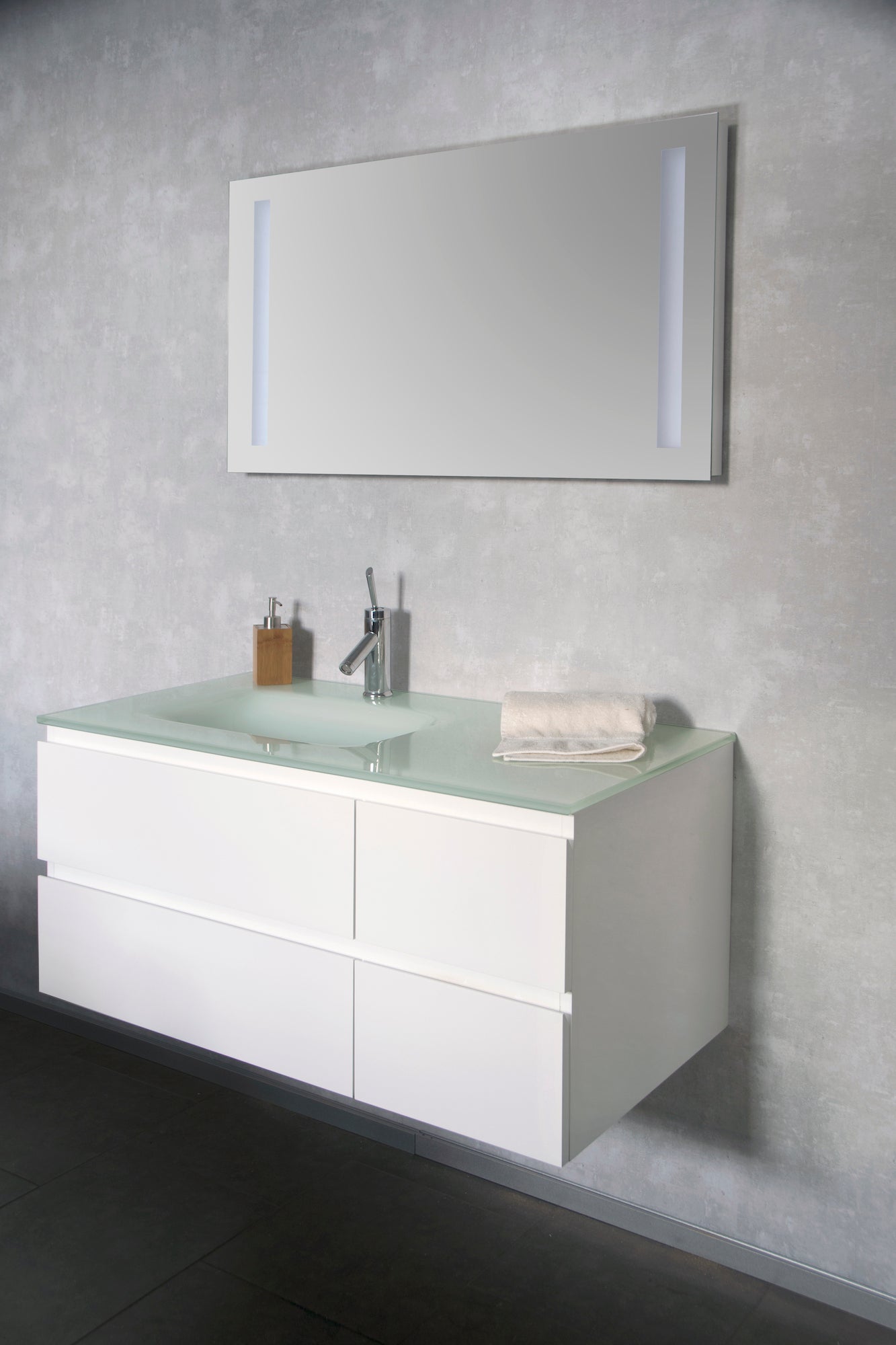 Bathroom furniture set - CUBE 70 / 100cm