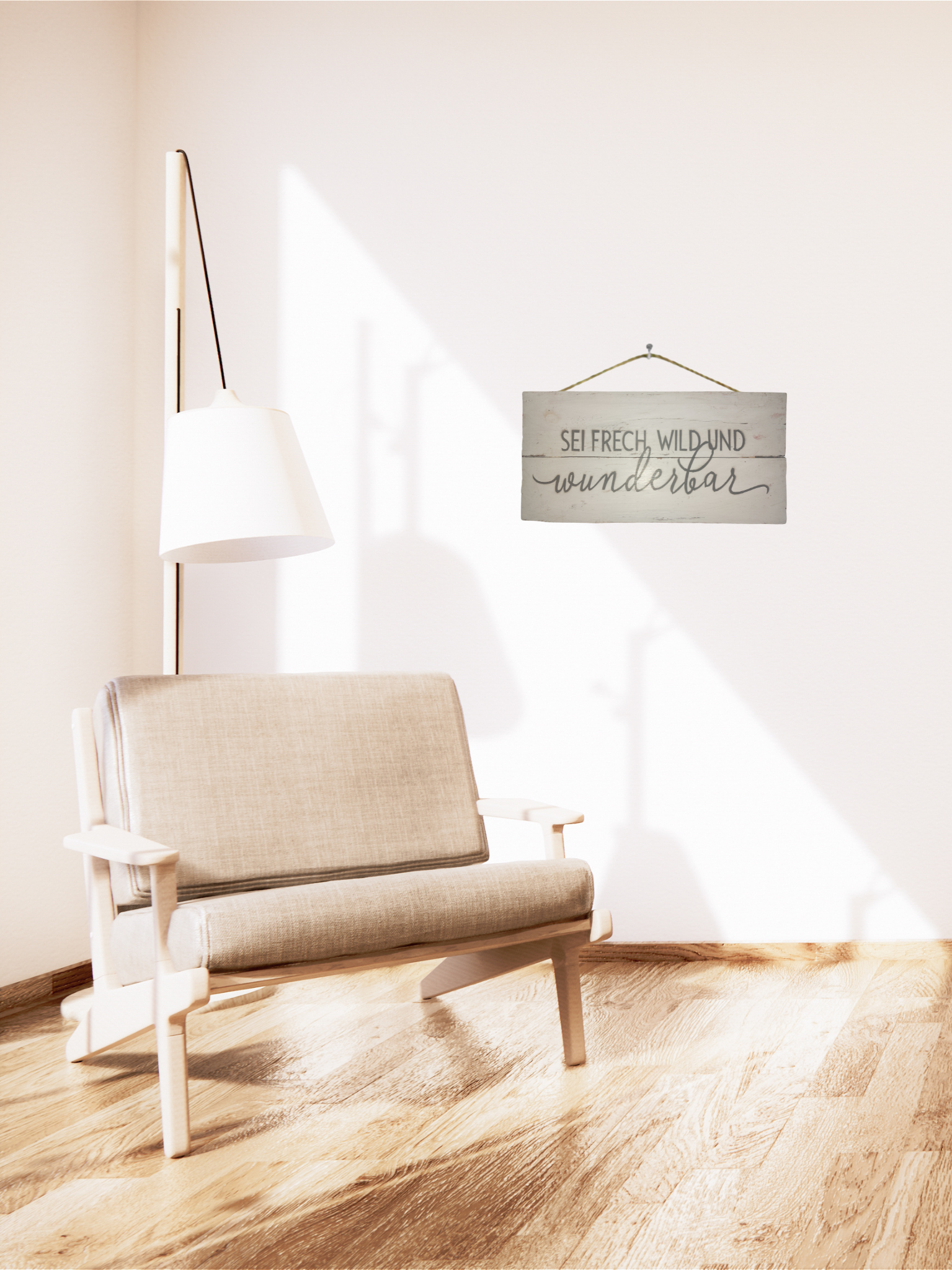 Wall decoration cheeky wild wonderful