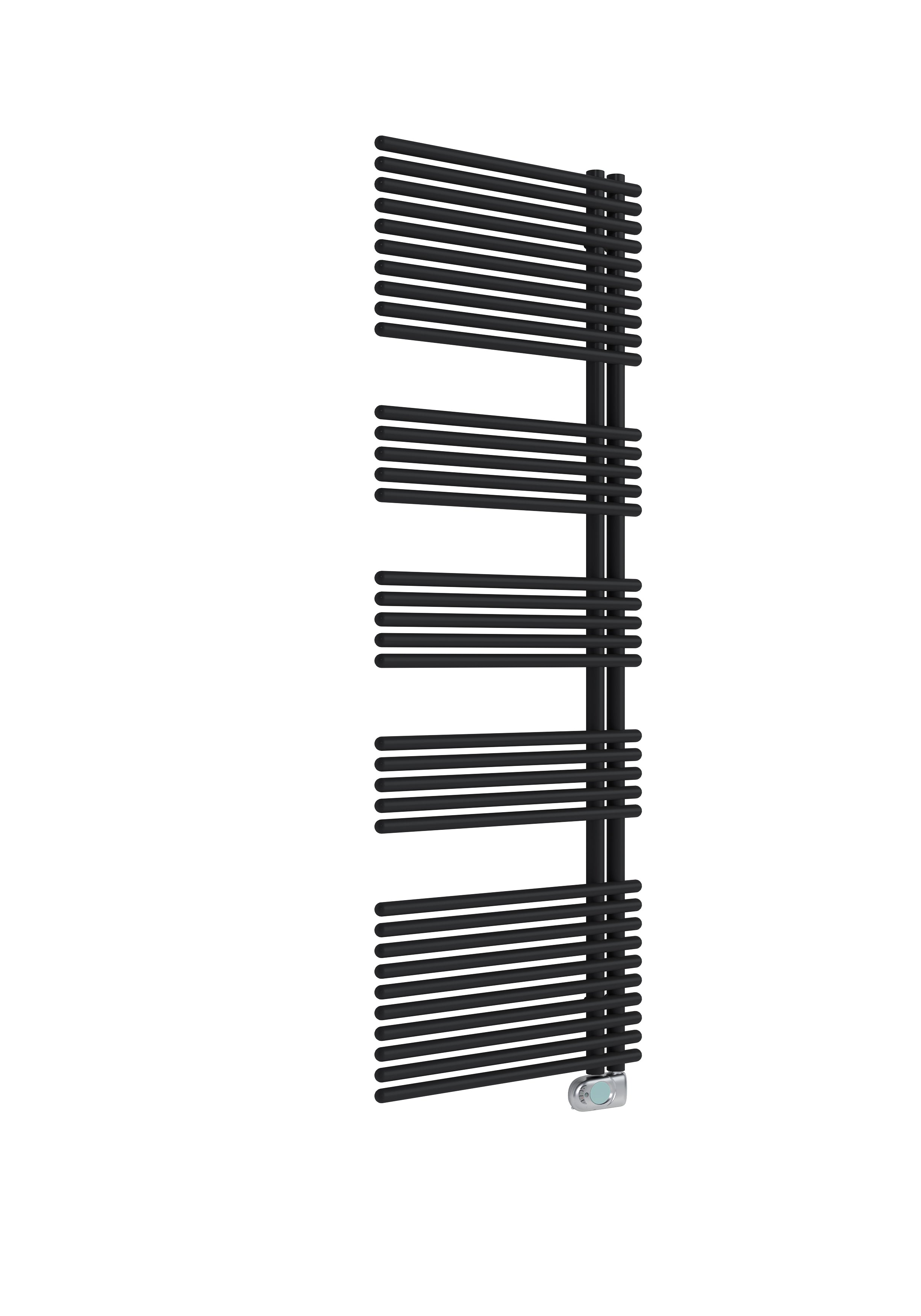 Elektrodesignheizkörper E-Wien, Mattschwarz  170,8 x 60 cm