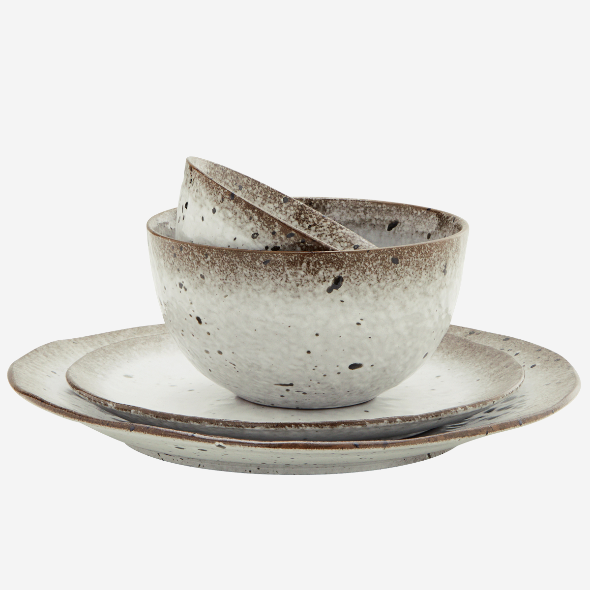 Earthenware breakfast plate