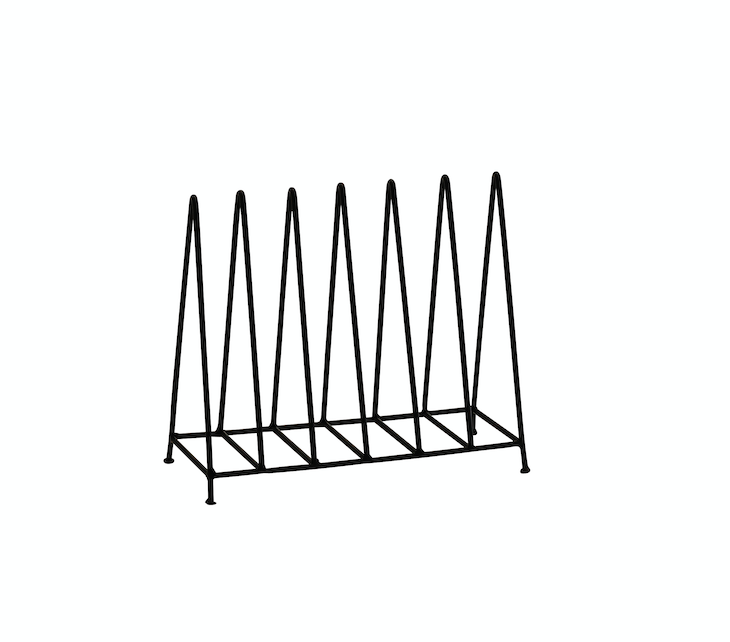 Metall Ständer schwarz