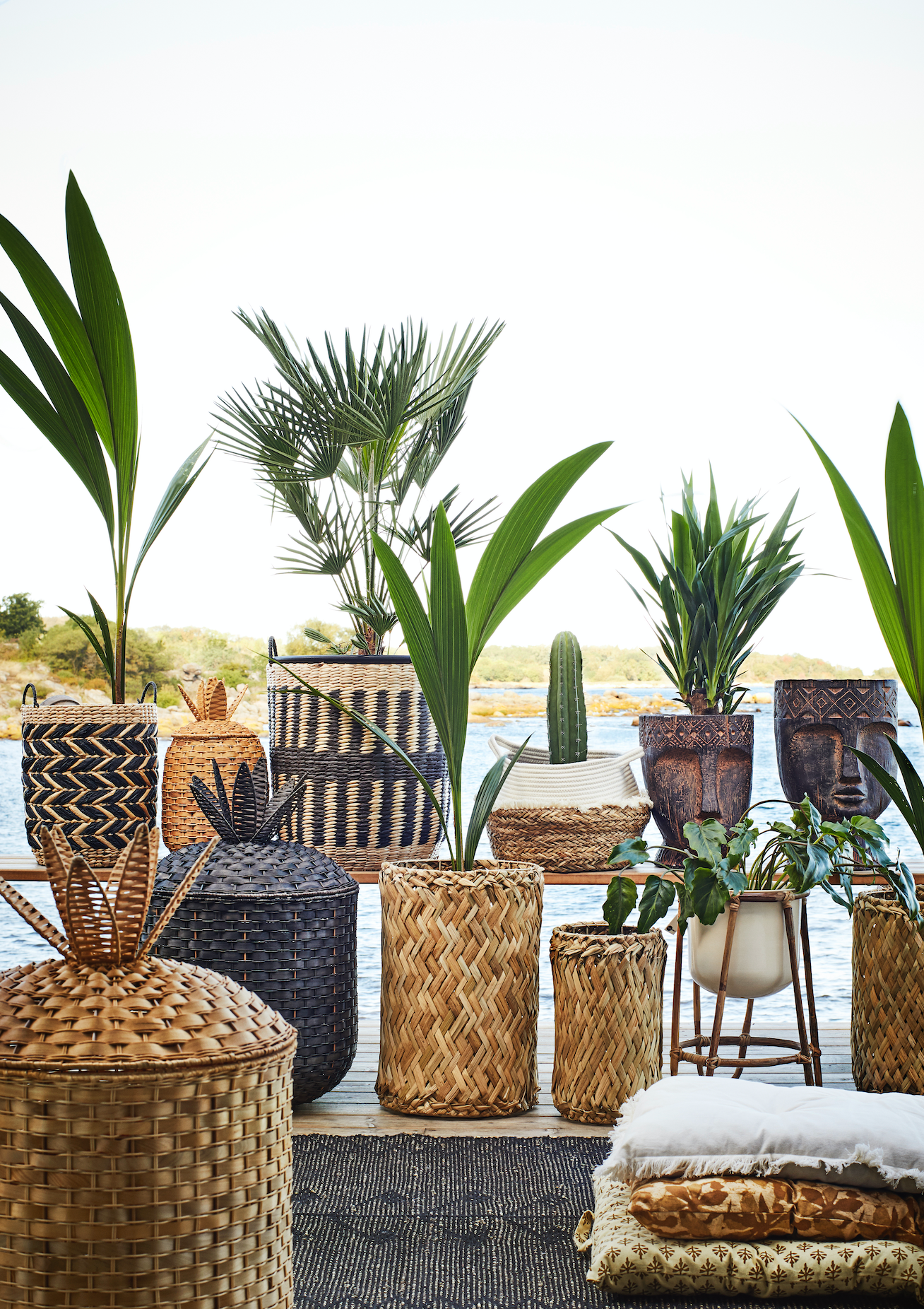 bamboo flower holder