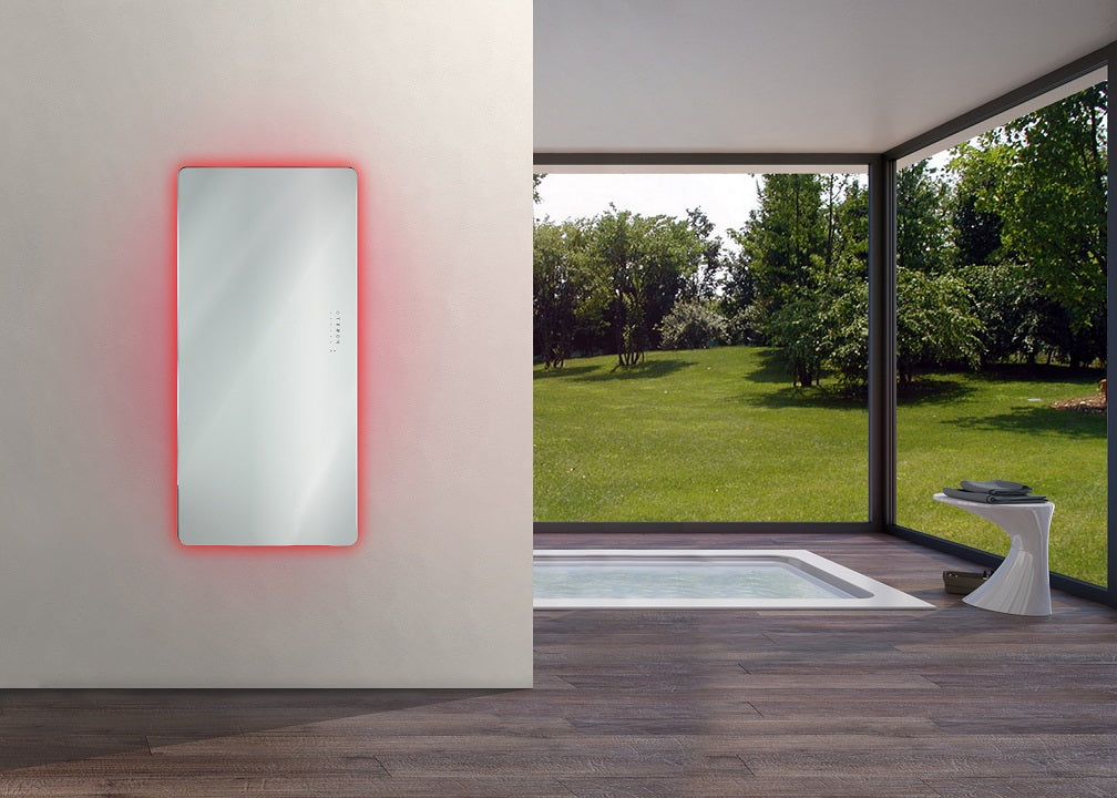 Electrodesign radiator E-Rom 152 x 60 cm mirror optics