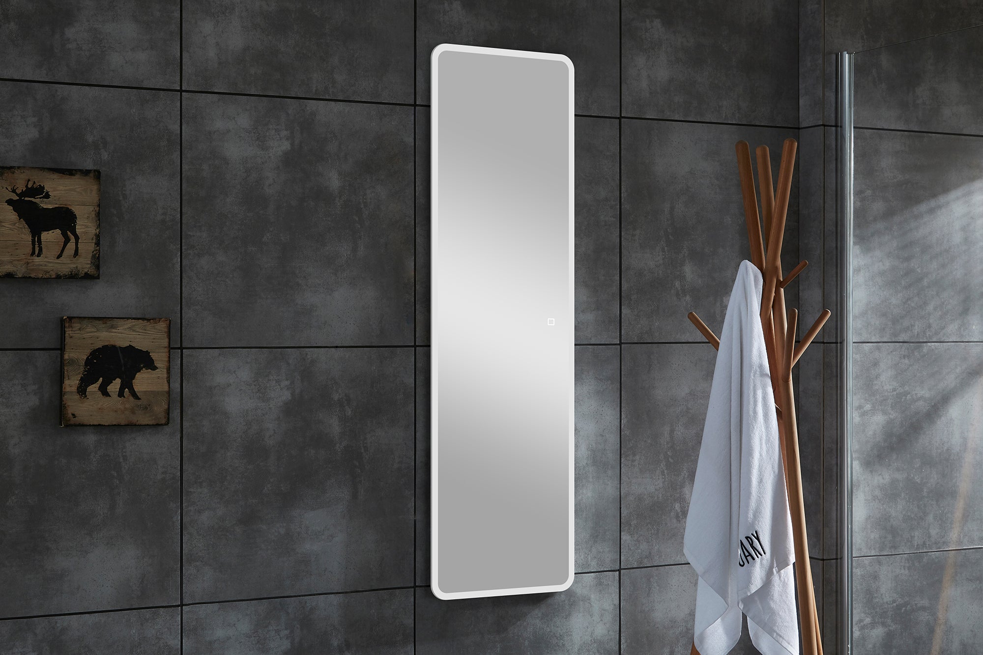 Mirror with indirect lighting ENTOP 50x120 cm