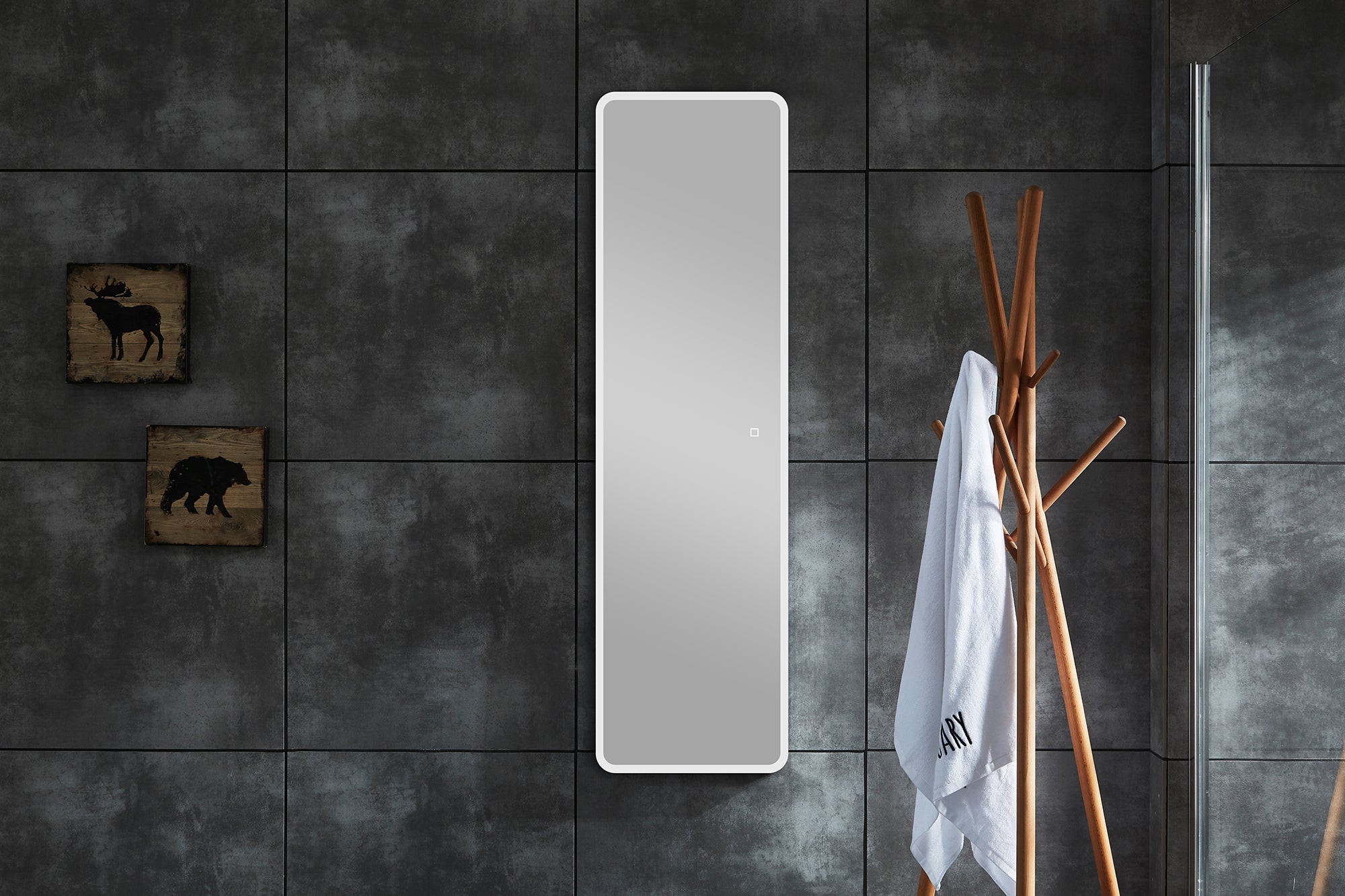 Mirror with indirect lighting ENTOP 50x120 cm
