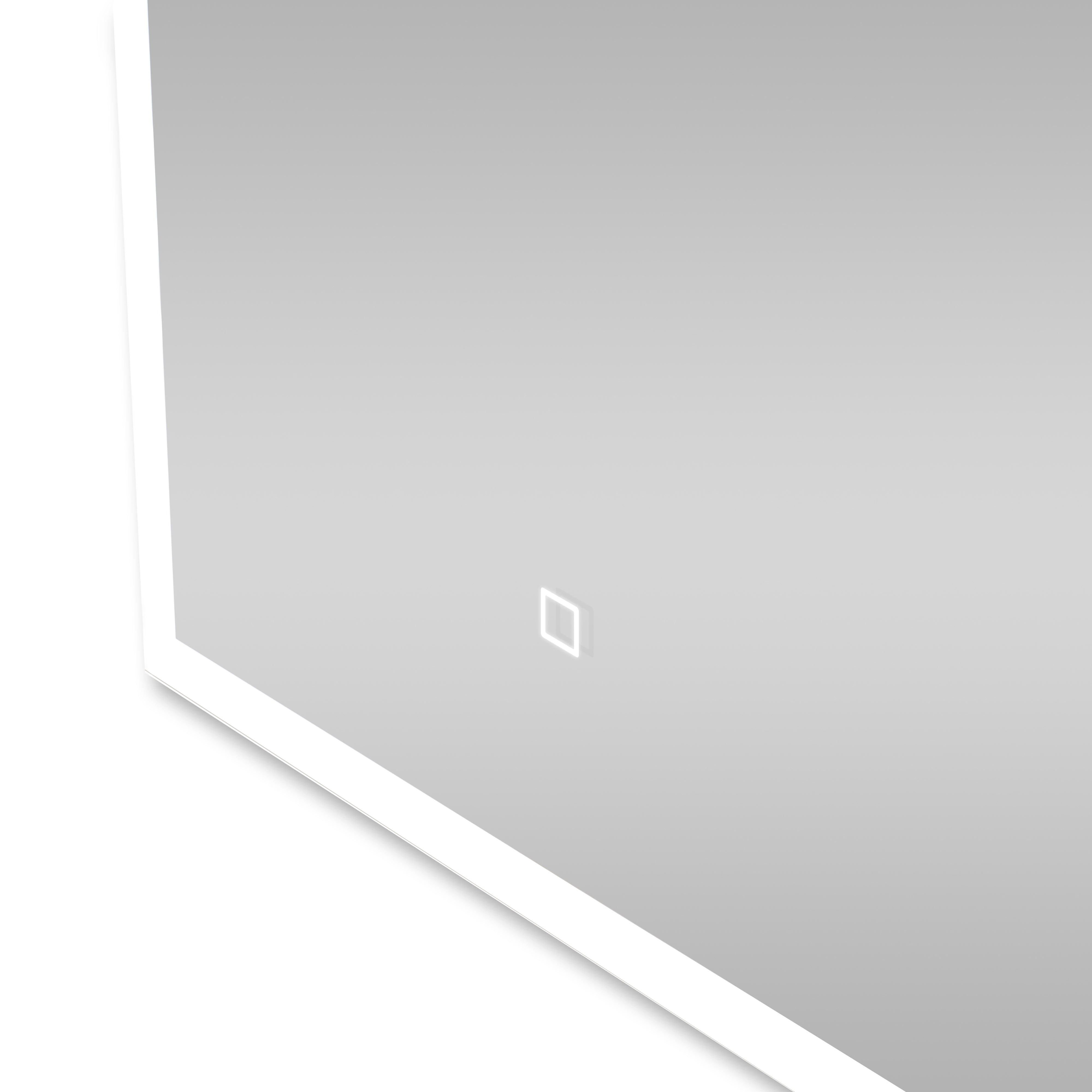 Mirror with indirect lighting SLOPE 60x80 cm